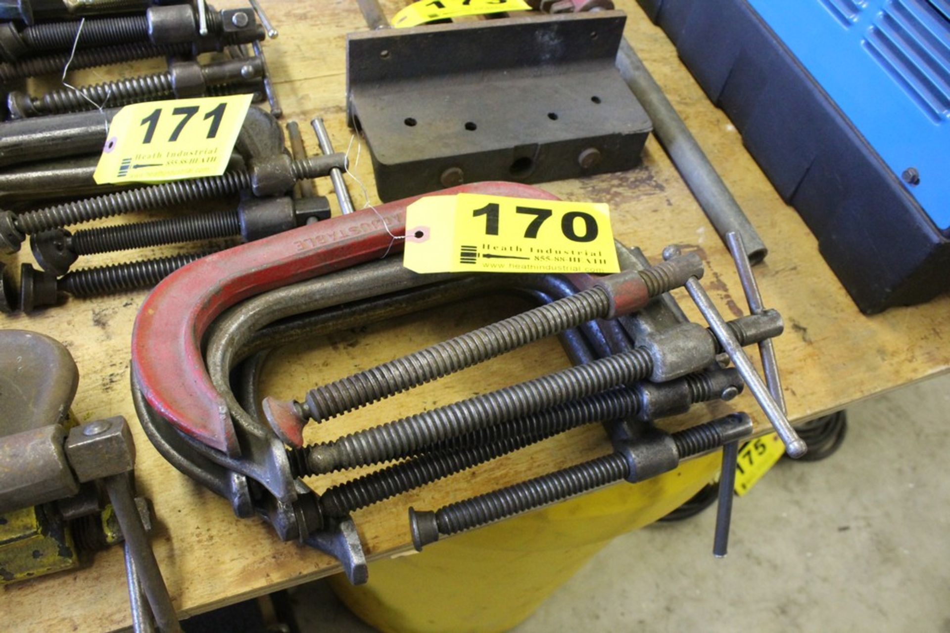 (5) 8" C-CLAMPS