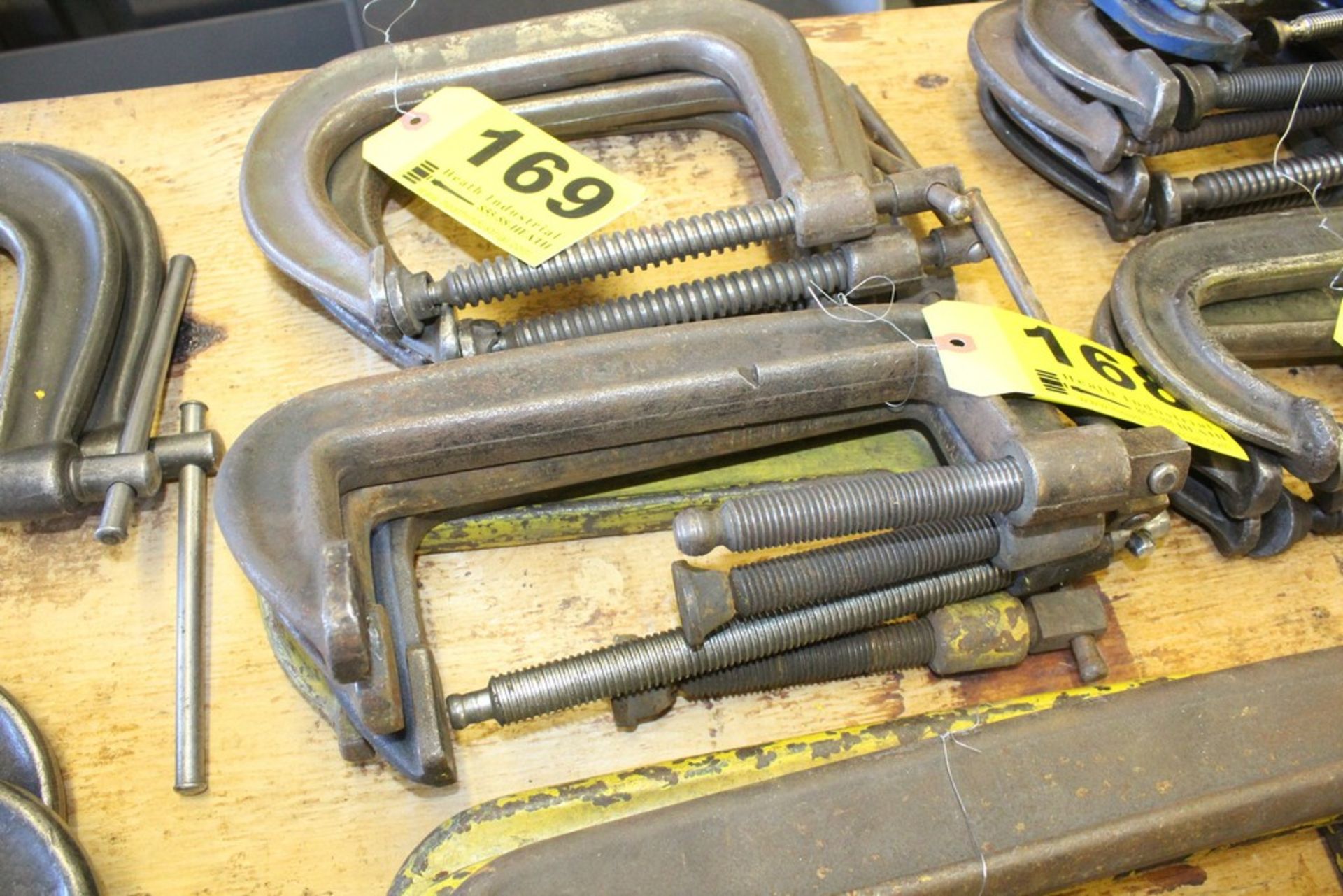 (3) 8" C-CLAMPS