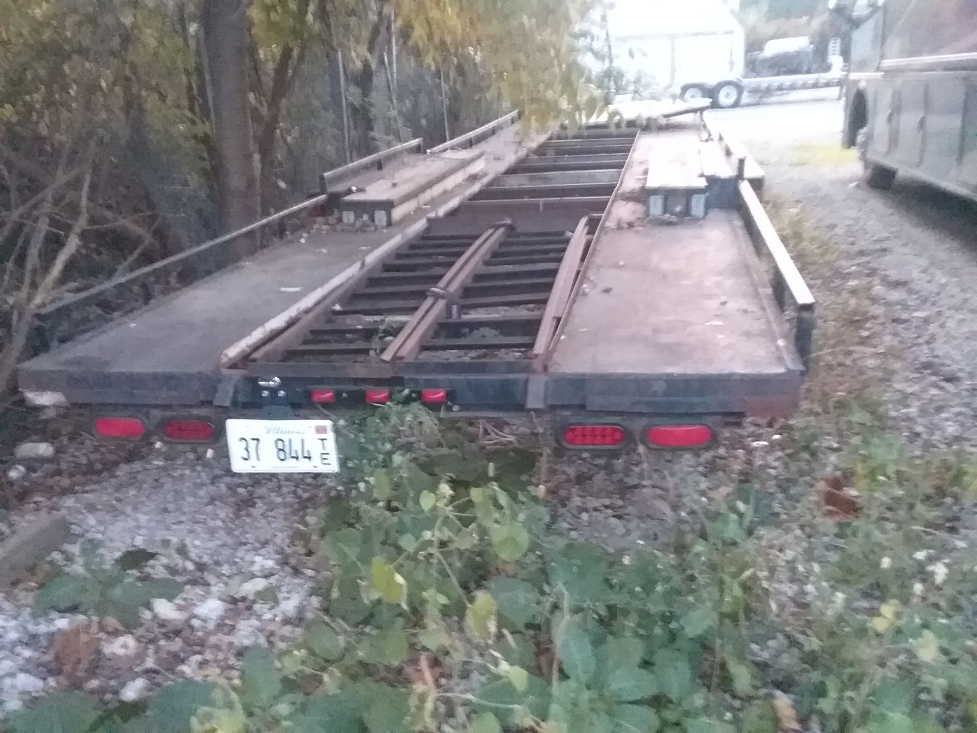 CAR HAULER TRAILER, TWO AXLE, 30' X 84" - Image 4 of 4