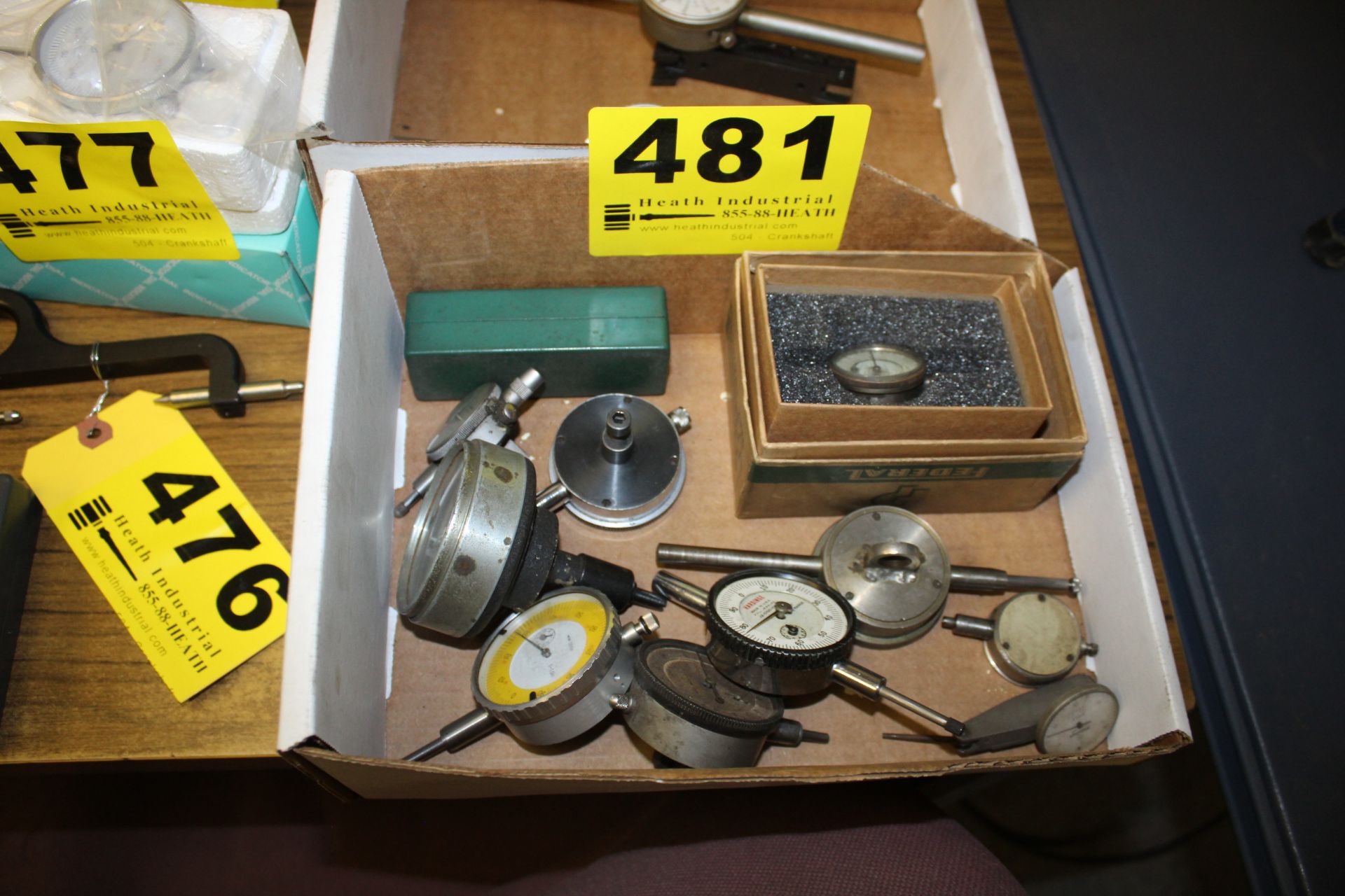 ASSORTED DIAL INDICATORS IN BOX