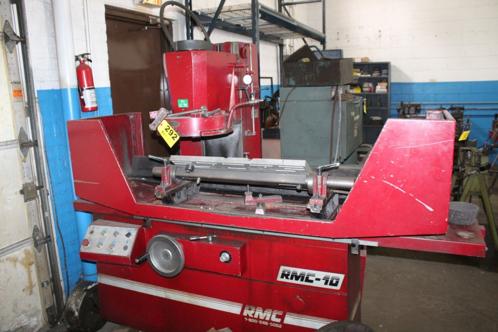 ROGERS MACHINE (RMC) MODEL ALPHA-10 VERTICAL SPINDLE SURFACE GRINDER WITH TABLE INDEXING FIXTURE,