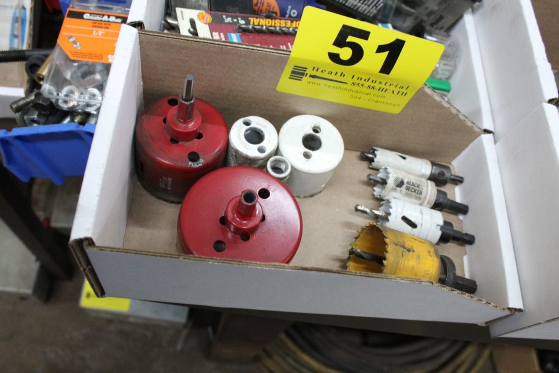 LARGE QUANTITY OF HOLE SAWS