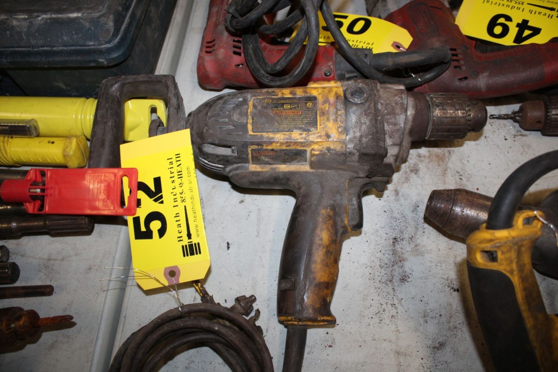 DEWALT MODEL DW130V 1/2" VSR DRILL