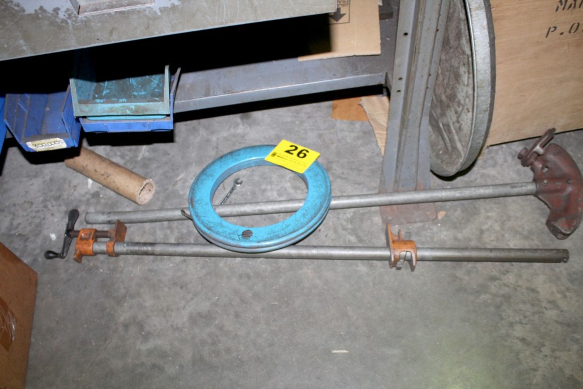 PIPE BENDER, BAR CLAMP, AND STEEL FISH TAPE