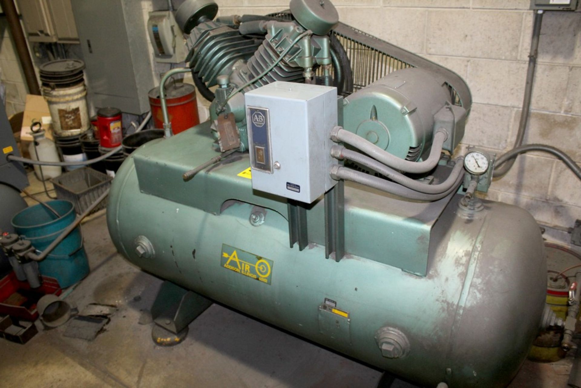 10 HP “Y-TYPE” TANK MOUNTED AIR COMPRESSOR - Image 2 of 3
