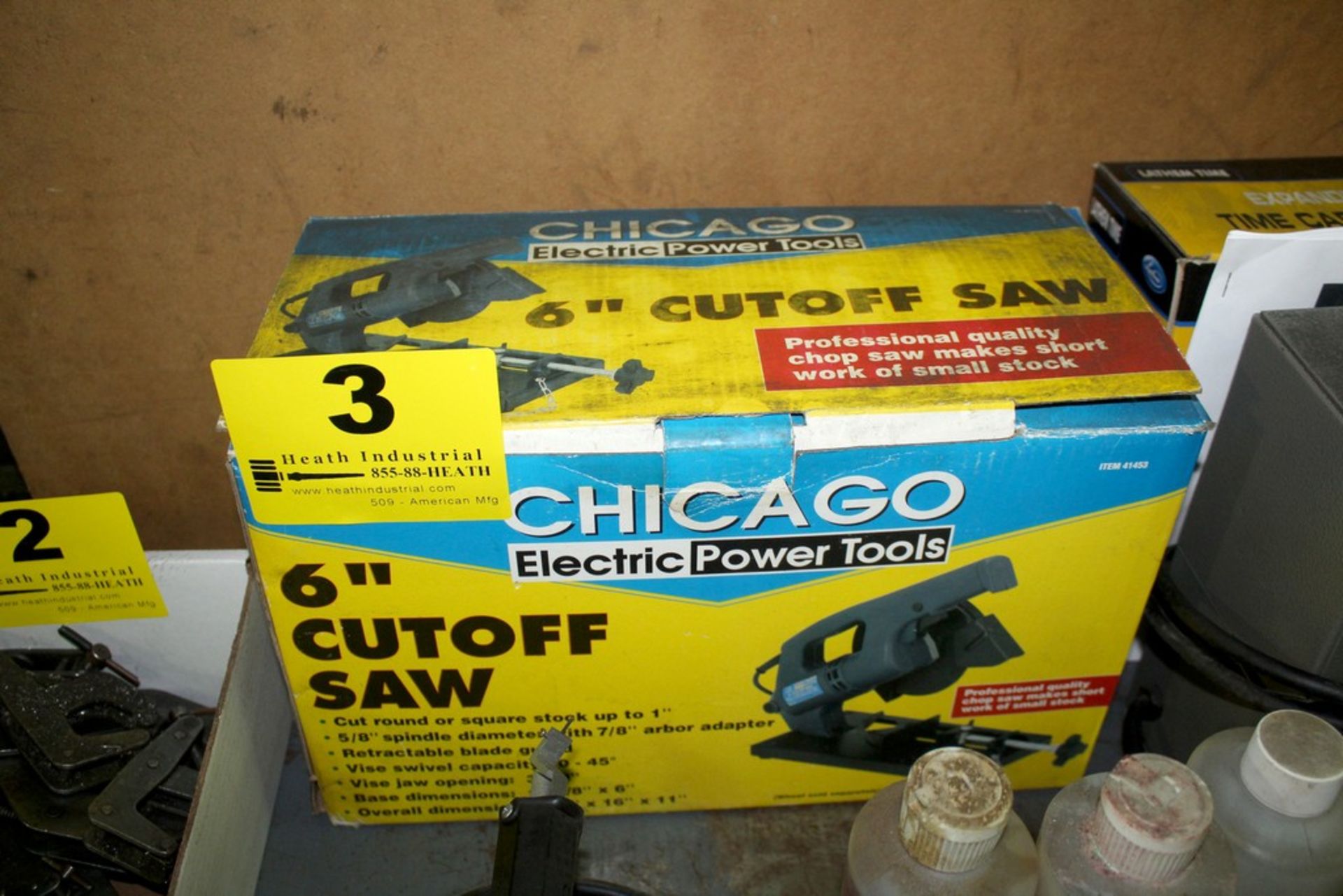 CHICAGO ELECTRIC 6" CUT OFF SAW IN BOX