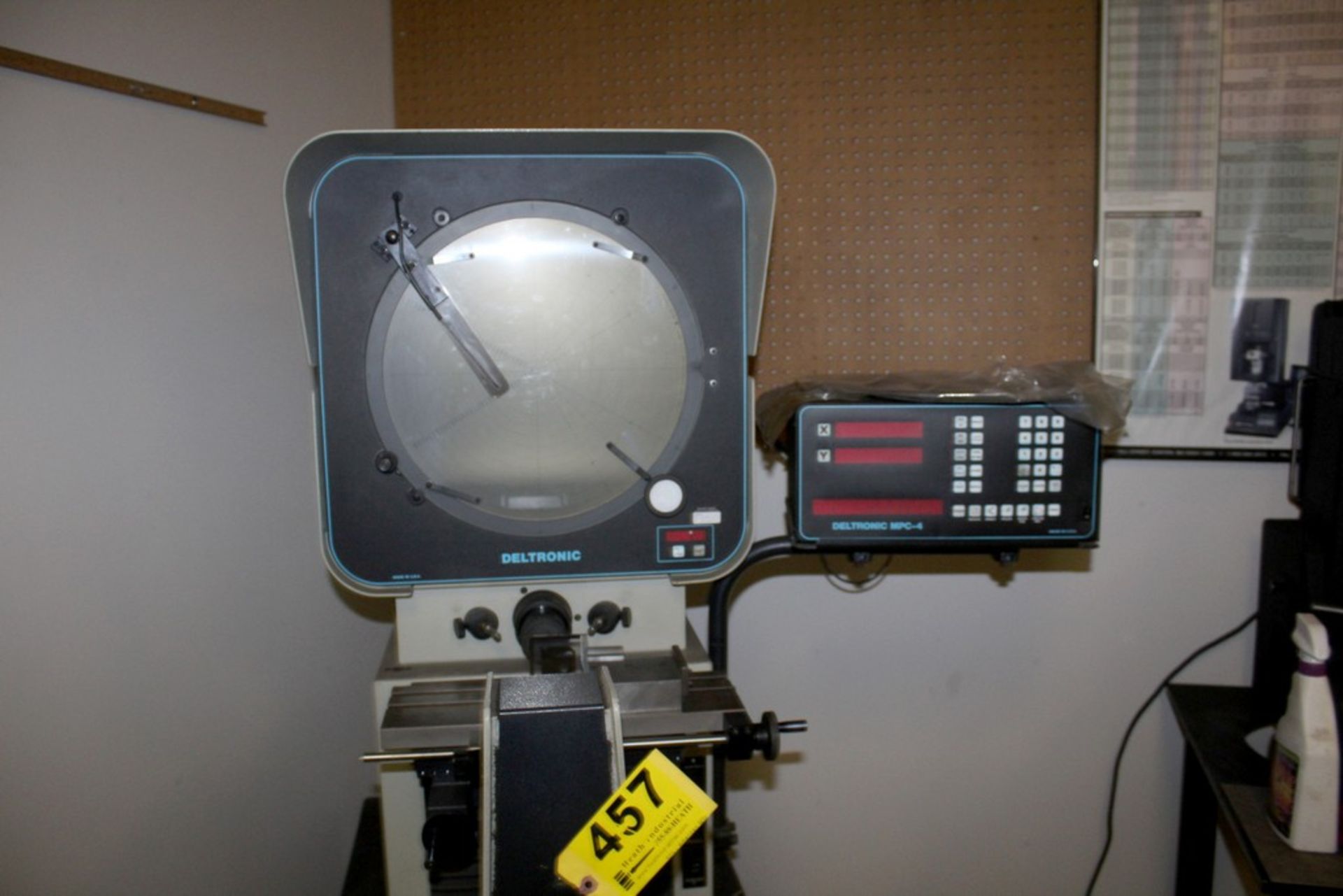 DELTRONIC 14” MODEL DH214 OPTICAL COMPARATORS, S/N 229062846, WITH MPC-4 DRO - Image 2 of 4