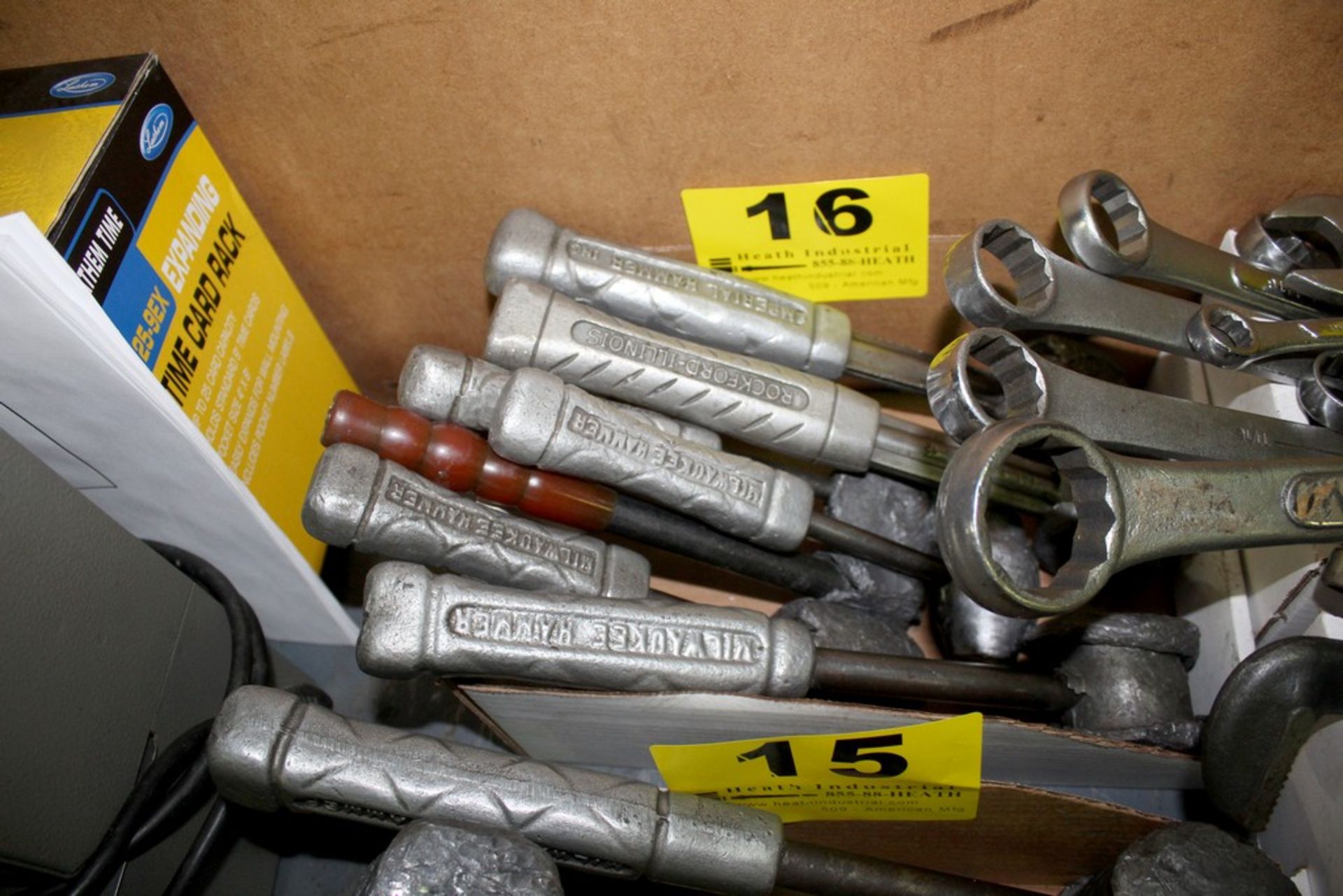 LOT: (7) ASSORTED LEAD HAMMERS IN BOX