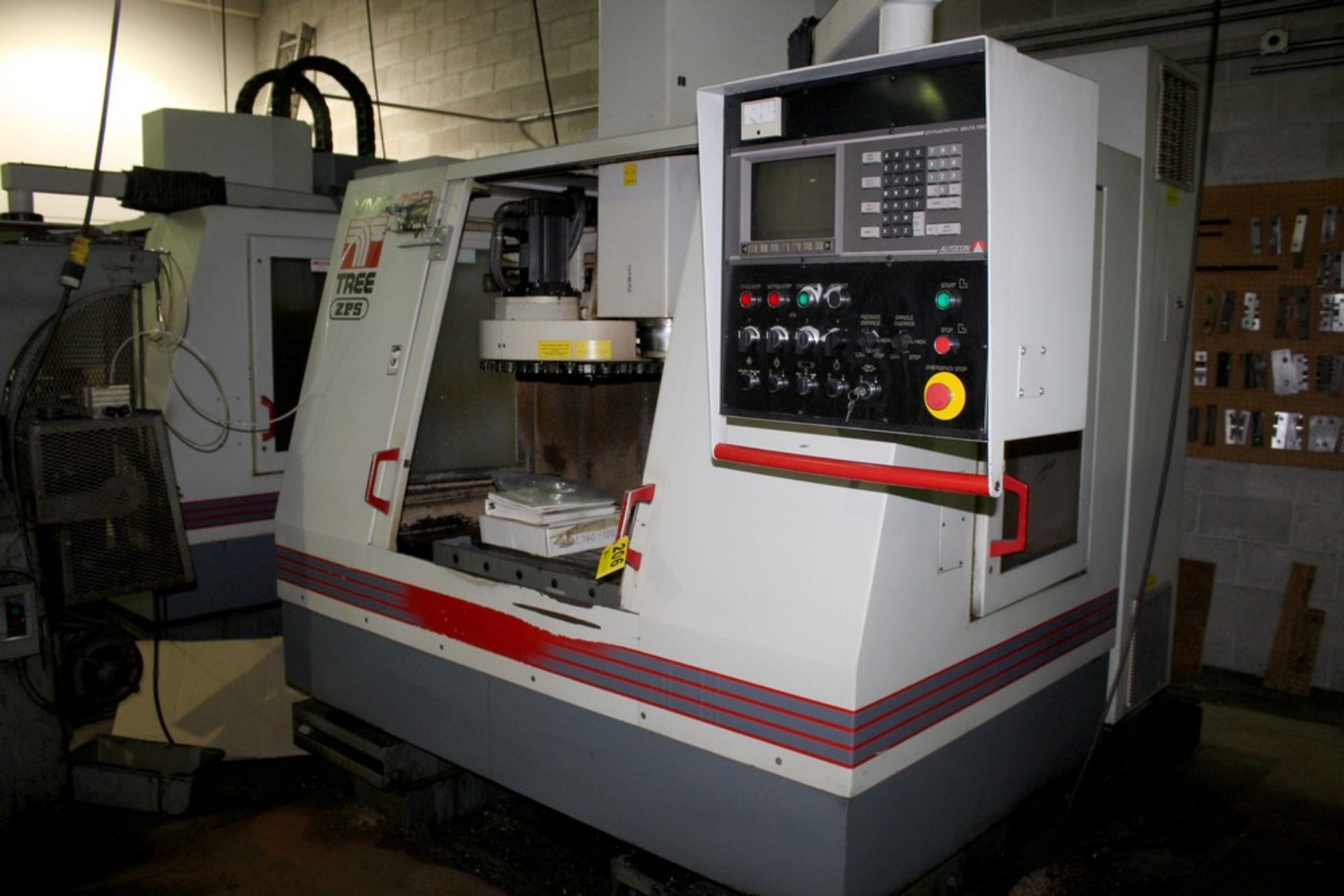 TREE MODEL VMC760/20 CNC VERTICAL MACHINING CENTER, S/N 9-16-94-1029 22” X-AXIS TRAVEL, 16” Y-AXIS