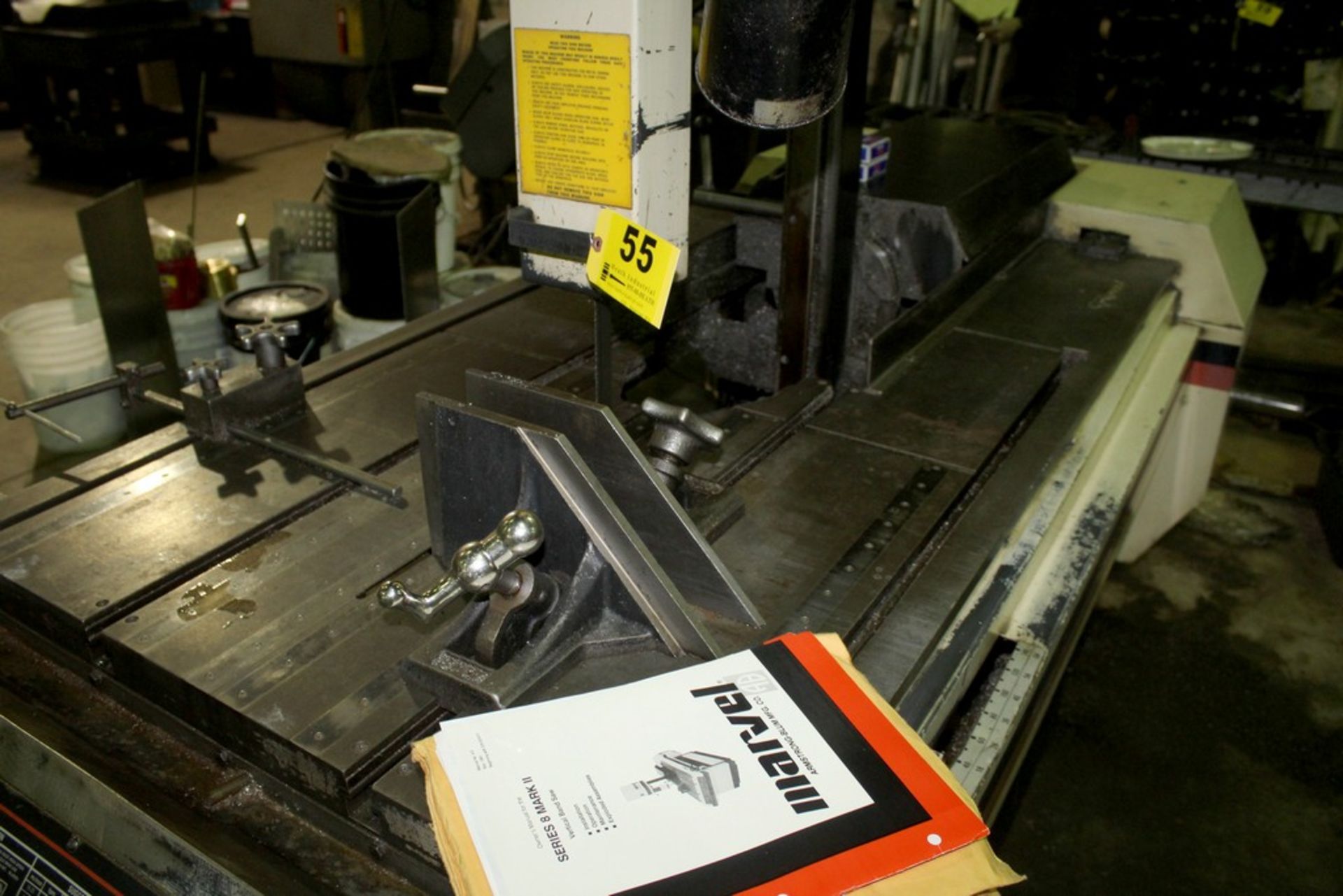 MARVEL SERIES 8 MODEL MARK II UNIVERSAL VERTICAL BAND SAW, S/N 826871 - Bild 5 aus 7