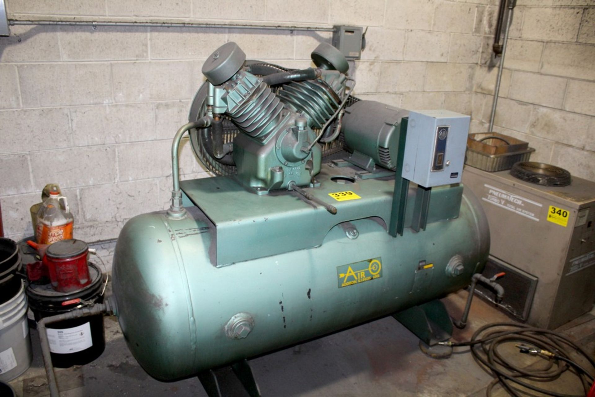 10 HP “Y-TYPE” TANK MOUNTED AIR COMPRESSOR