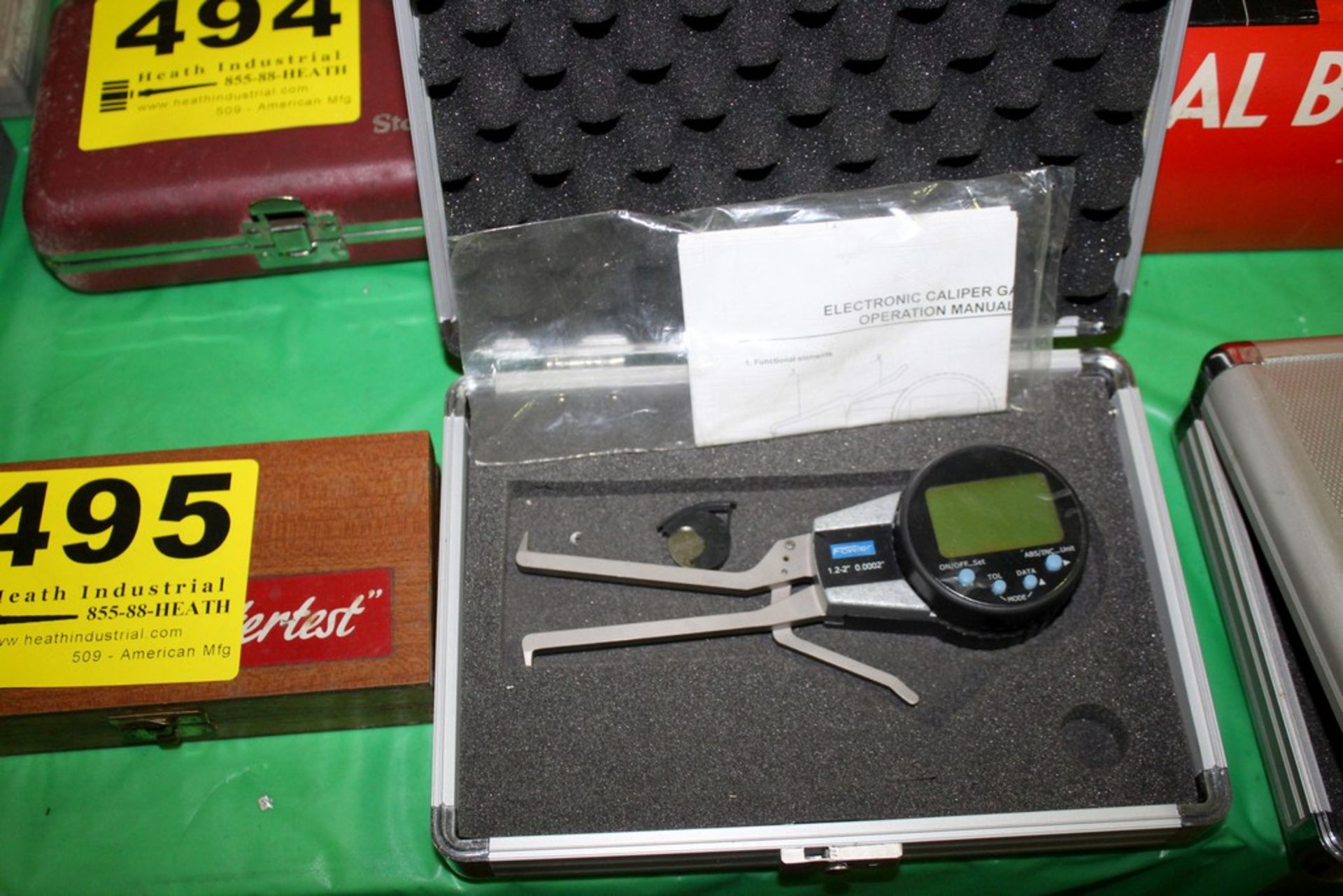 FOWLER DIGITAL INSIDE CALIPER GAGE 1.2"-2"