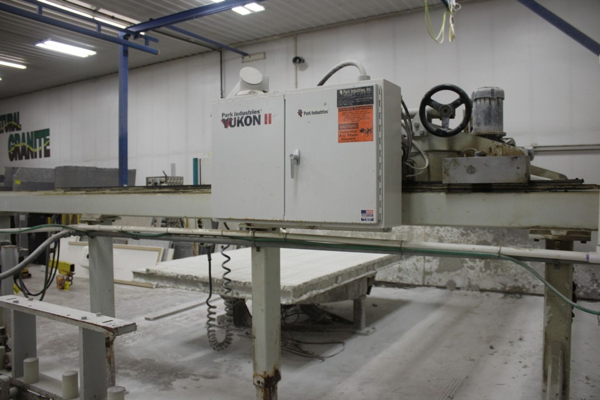 PARK INDUSTRIES MODEL YUKON II BRIDGE SAW WITH ROTATING TABLE (11' X 6' X 33" H) WITH SIEMENS - Image 23 of 36