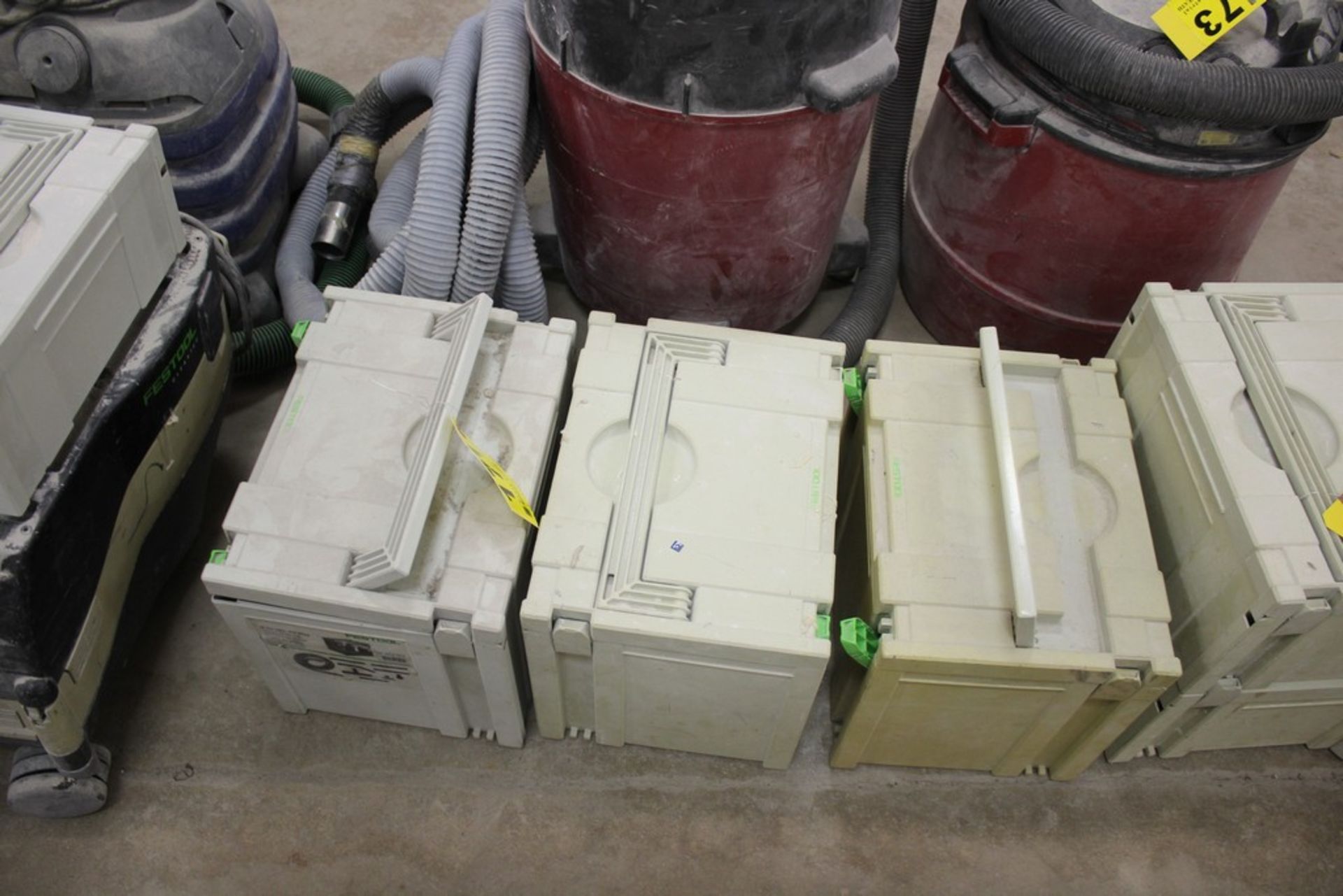 (3) FESTOOL DUST COLLECTION CHAMBERS