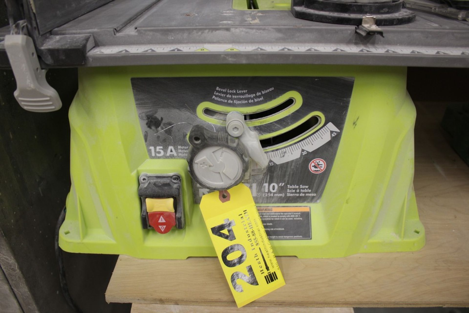 RYOBI 10" TABLE SAW - Image 3 of 6