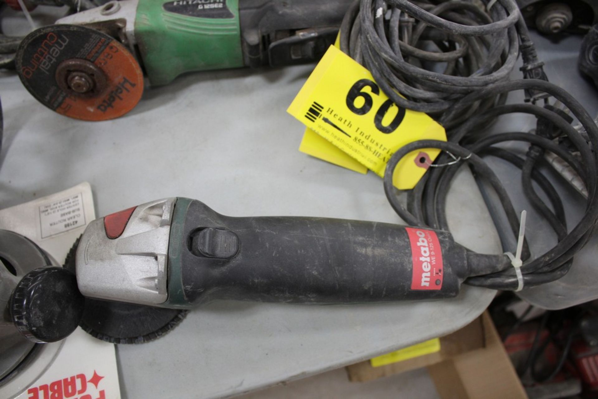 METABO MODEL WE9-125 QUICK 4 1/2" ANGLE GRINDER