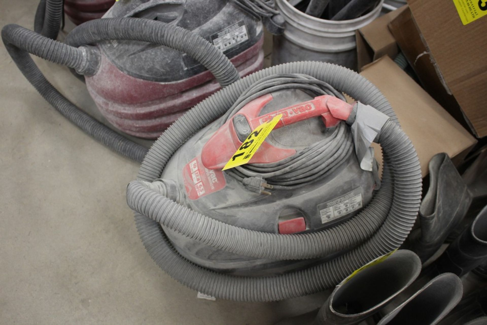 SHOP VAC 10 GALLON, 6.5 HP - Image 2 of 2