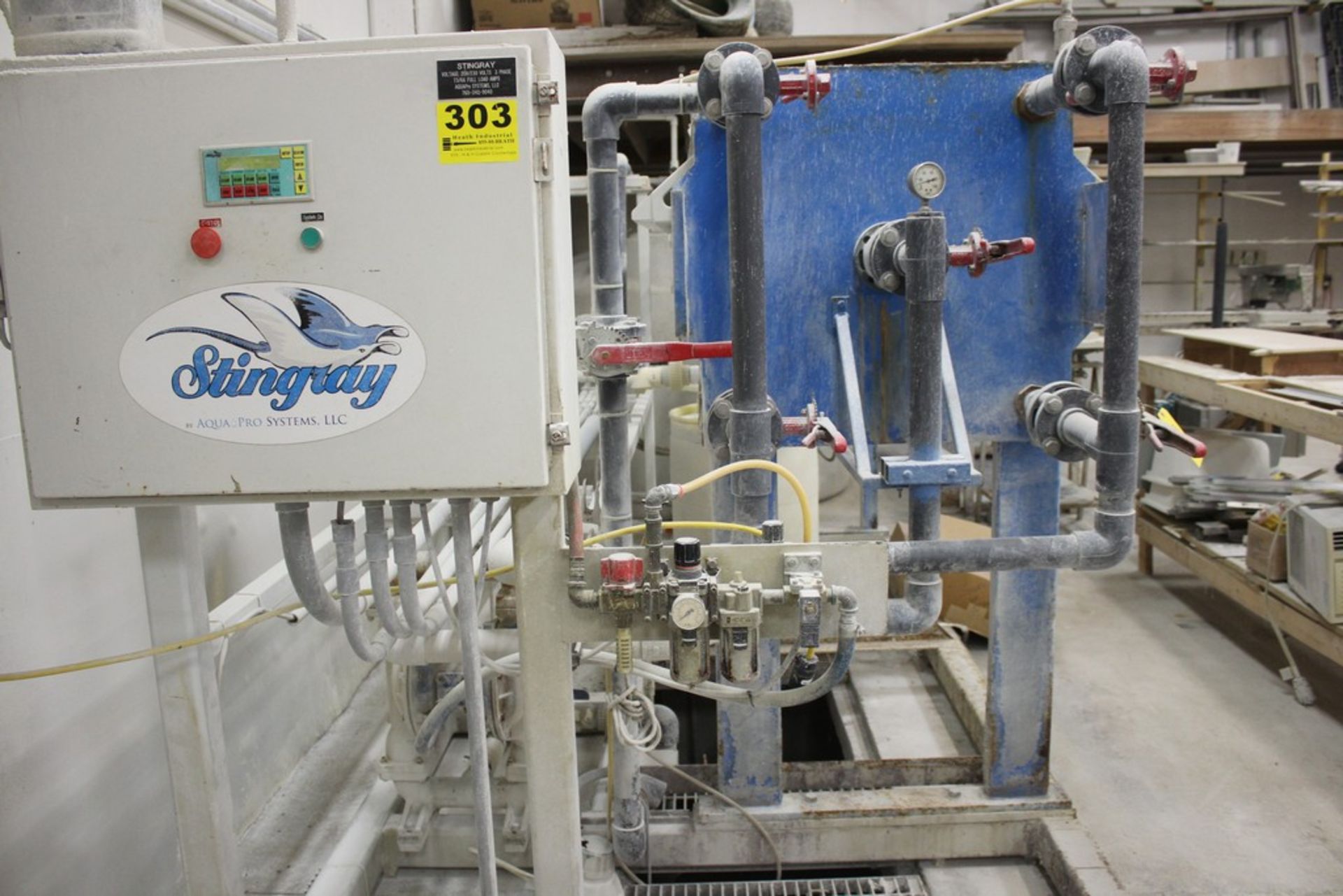 STINGRAY AQUA PRO SYSTEM FILTER PRESS, 20 PLATES, OPERATORS CONTROL PANEL WITH LCD DISPLAY, WITH - Image 22 of 22