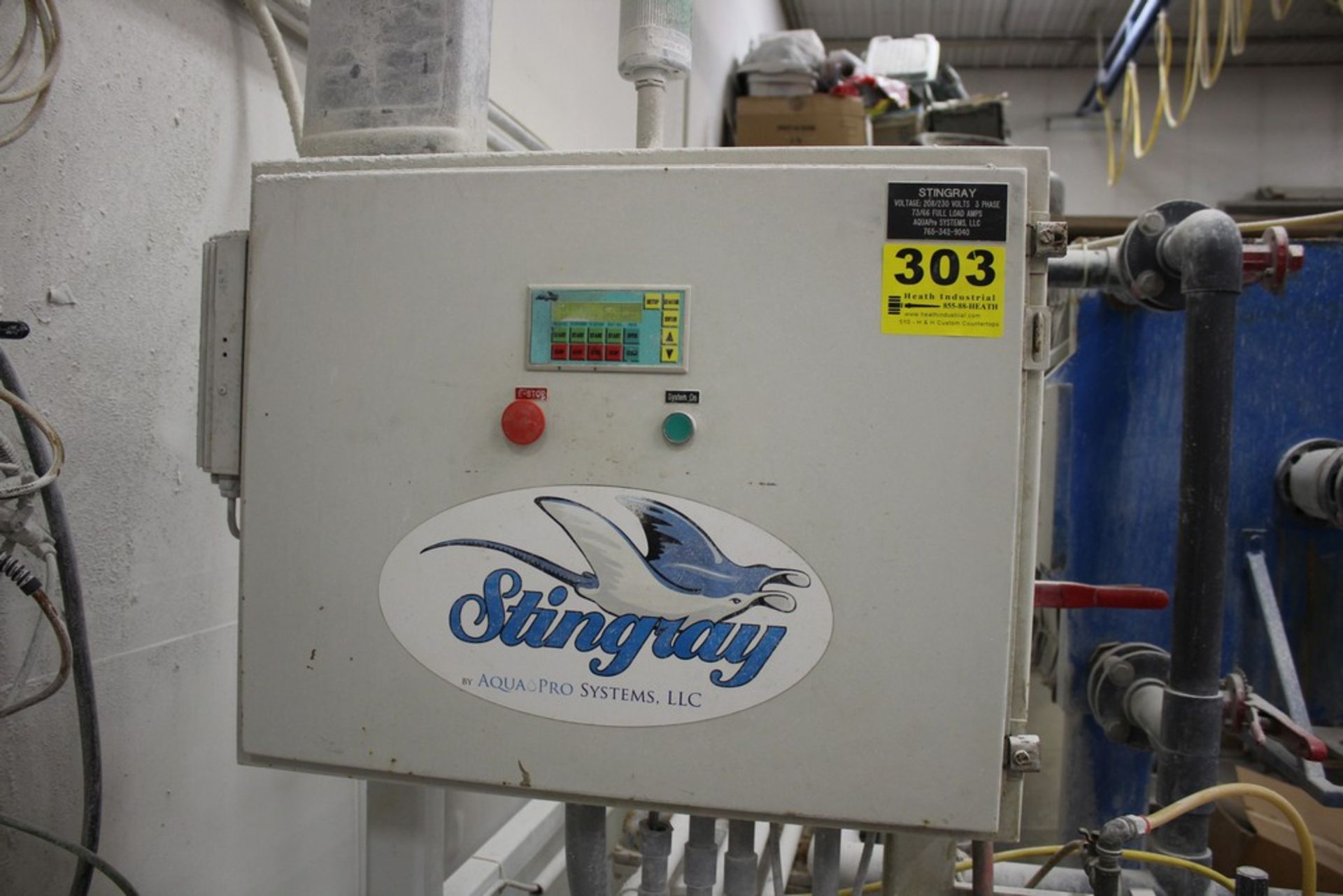 STINGRAY AQUA PRO SYSTEM FILTER PRESS, 20 PLATES, OPERATORS CONTROL PANEL WITH LCD DISPLAY, WITH - Image 15 of 22