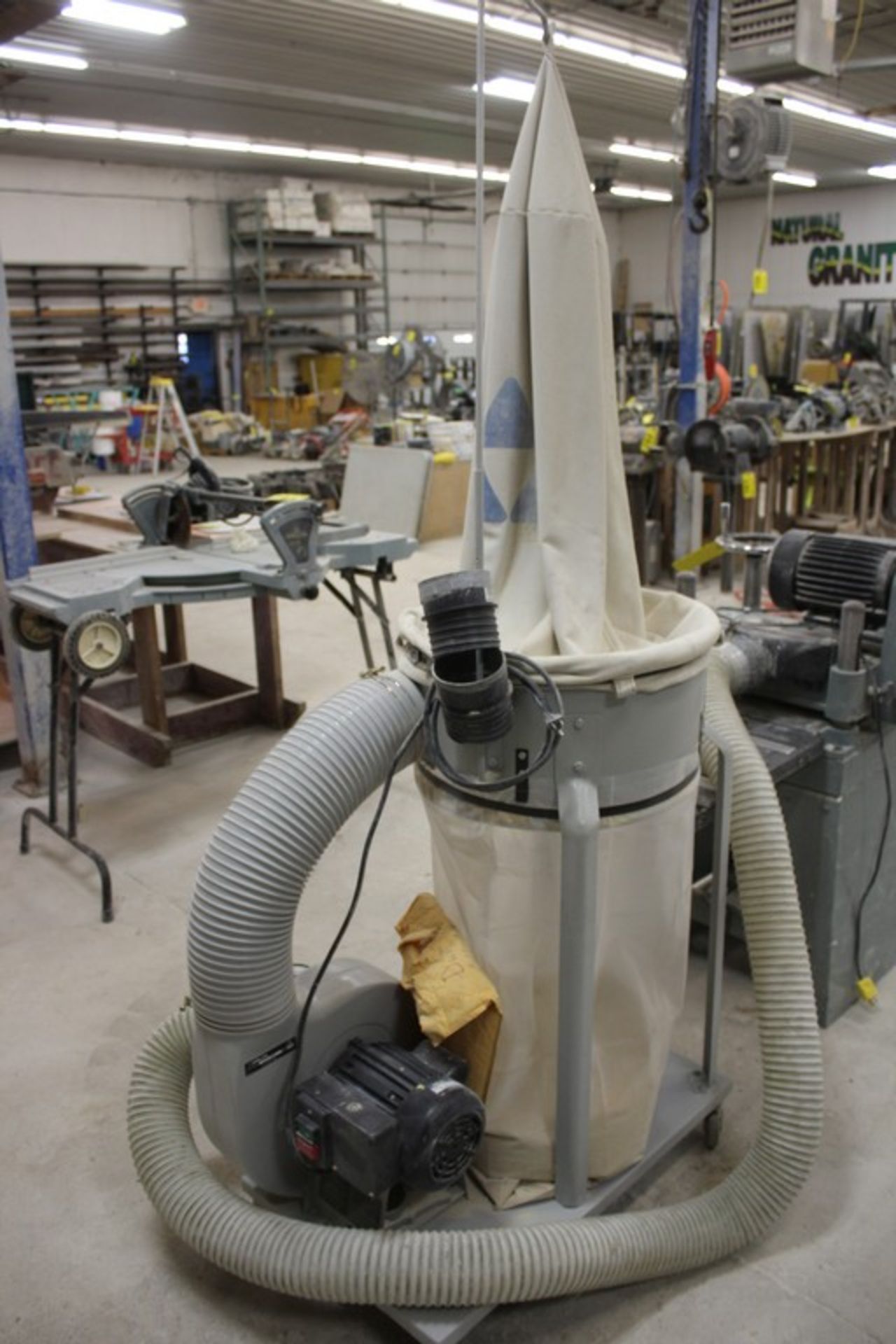 DELTA SINGLE BAG 1 1/2 HP PORTABLE DUST COLLECTOR - Image 3 of 4