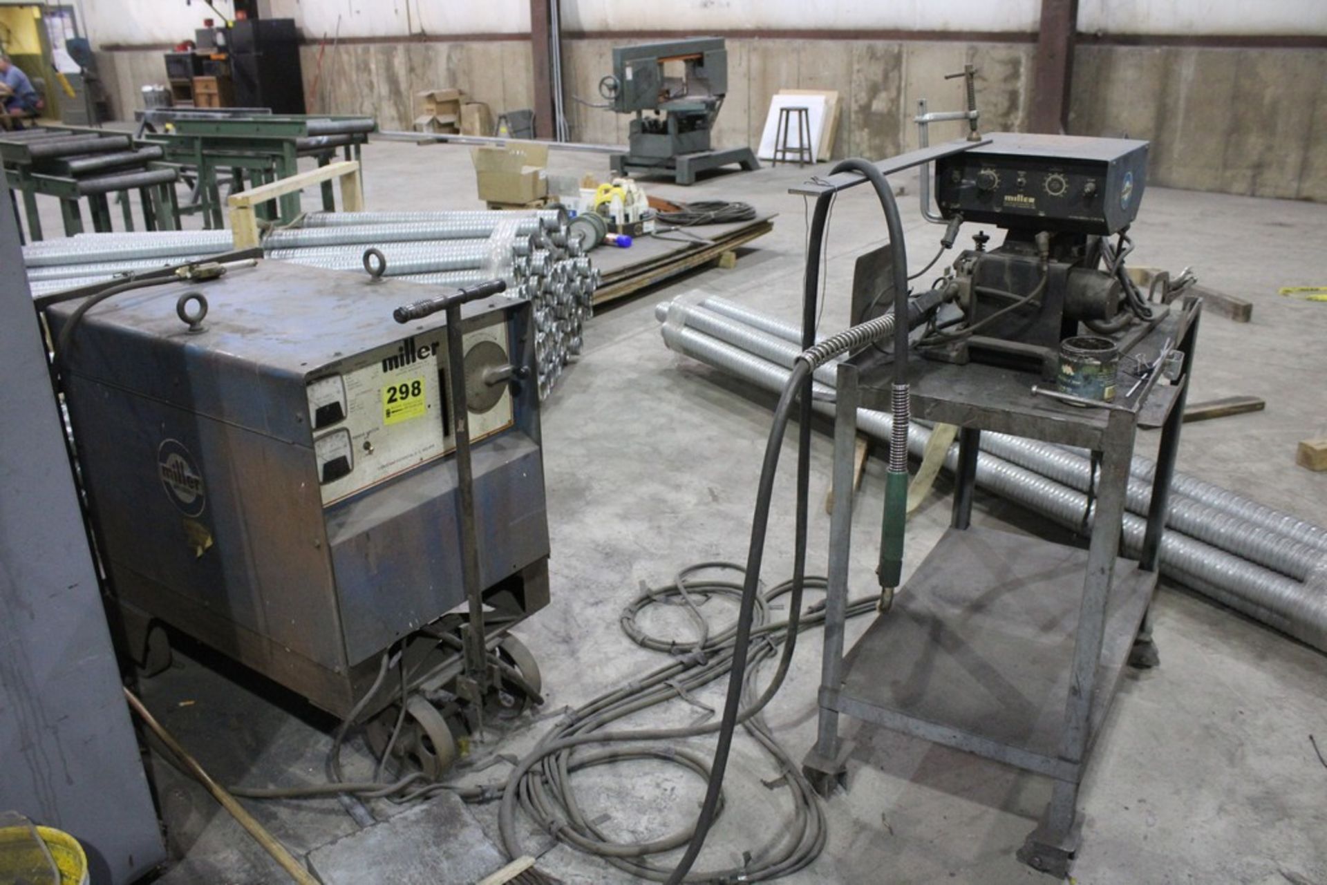 MILLER MODEL CP-250TS WELDER WITH MILLERMATIC S-52E WIRE FEED