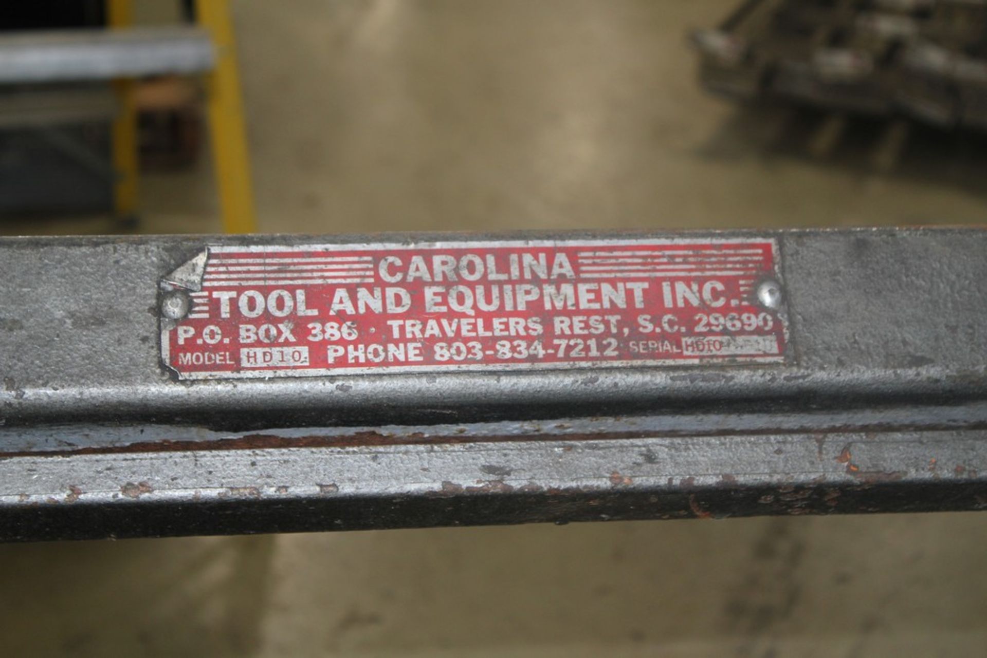 CAROLINA MODEL HD10 HORIZONTAL METAL CUTTING BANDSAW - Image 5 of 5