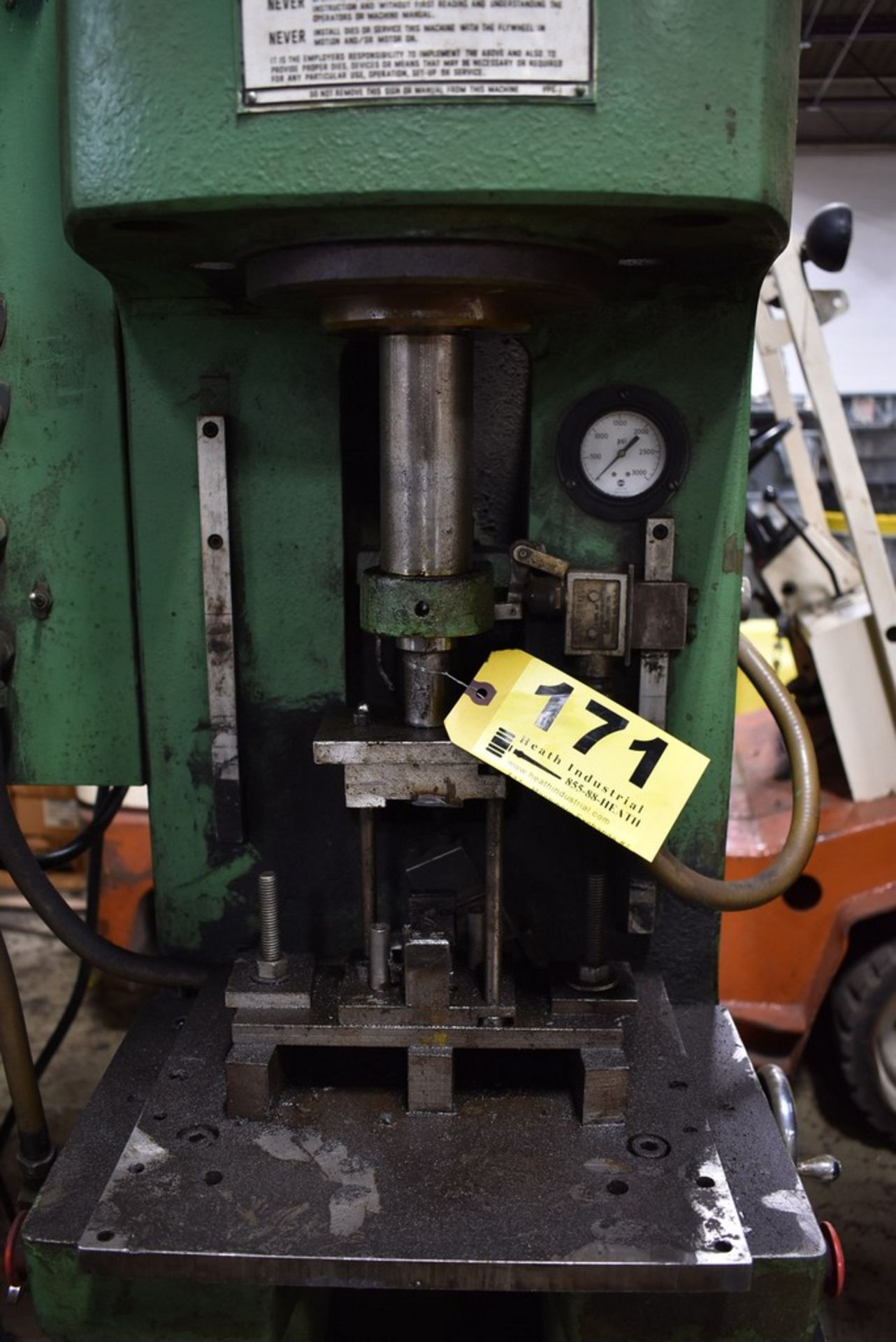 DENISON MULTIPRESS MODEL R065MC204FSD266D2TTD269A12A202 6 TON HYDRAULIC PRESS, S/N 16328, 10" - Image 3 of 3