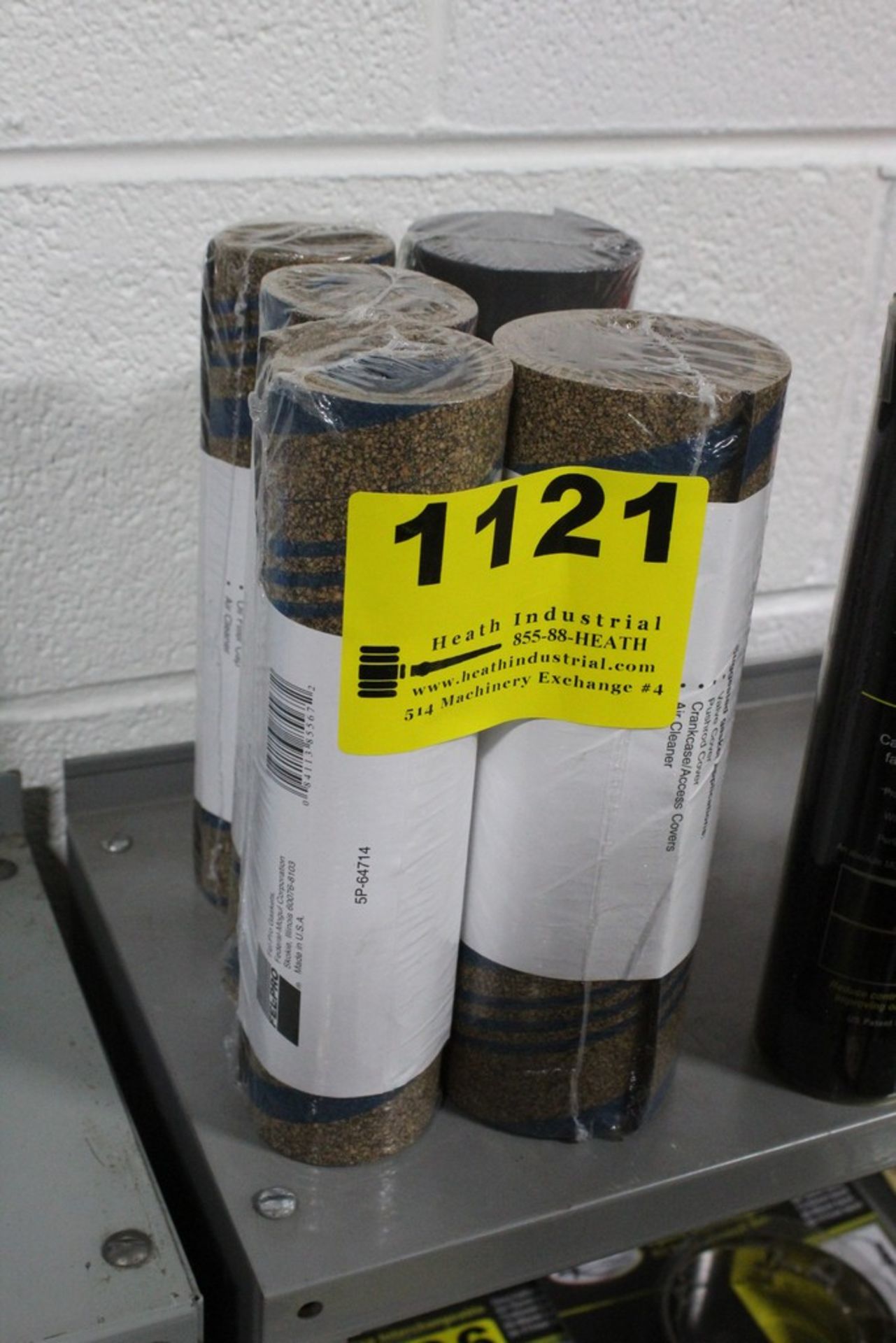 (5) ROLLS OF FEL-PRO GASKET AND RUBBER SHEET