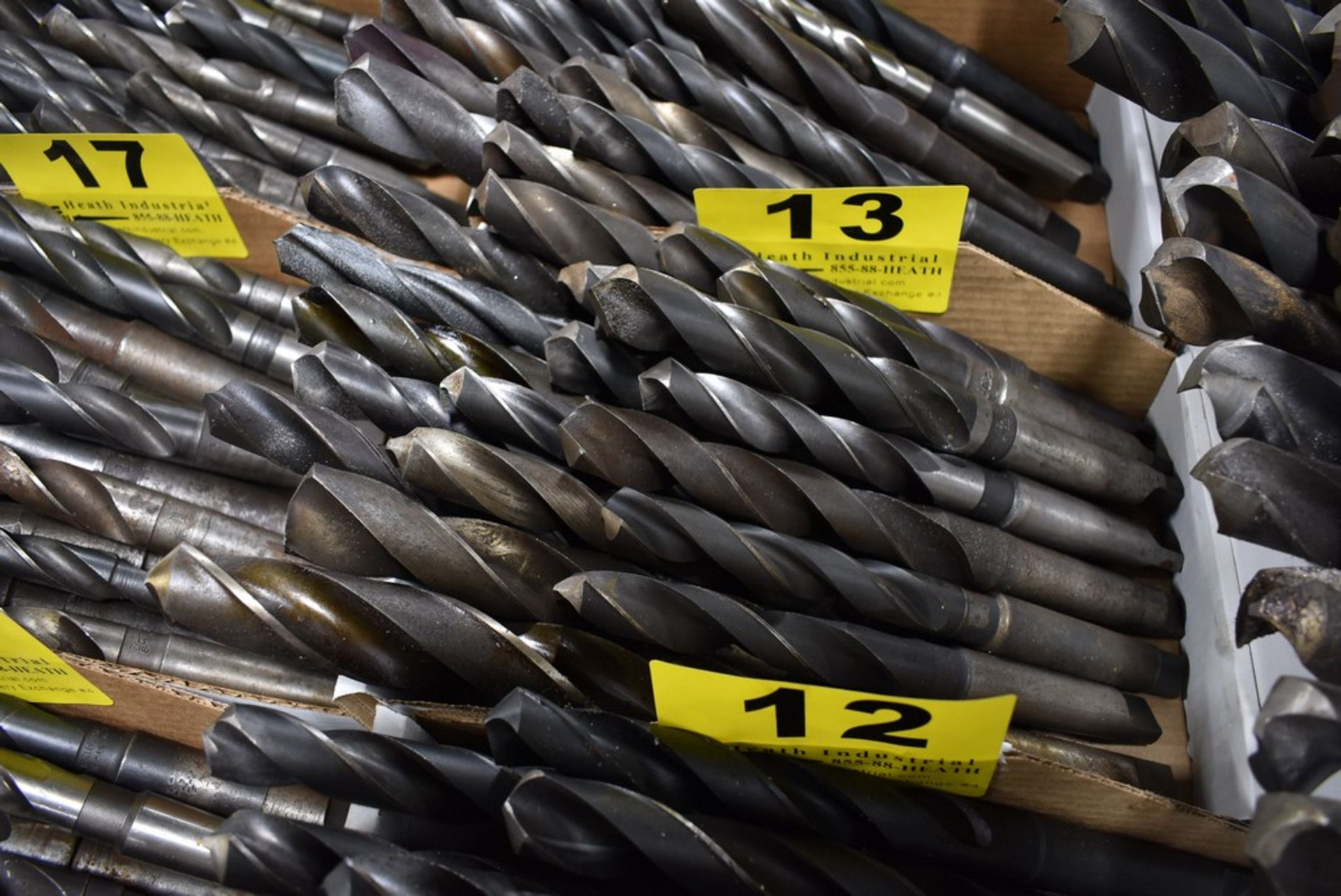 (20) TAPER SHANK DRILL BITS