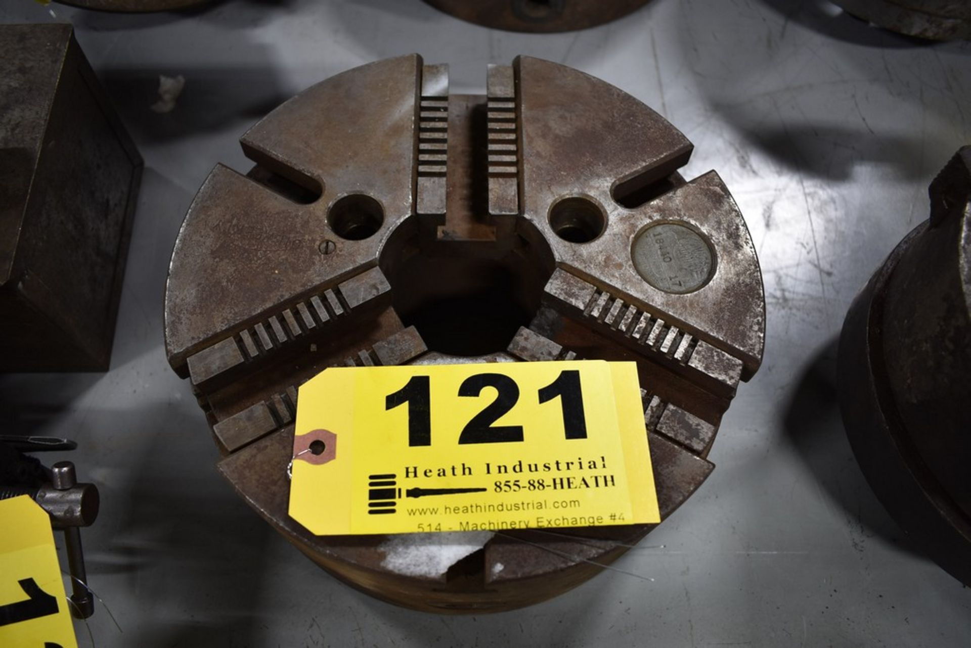 GISHOLT 10" THREE JAW CHUCK