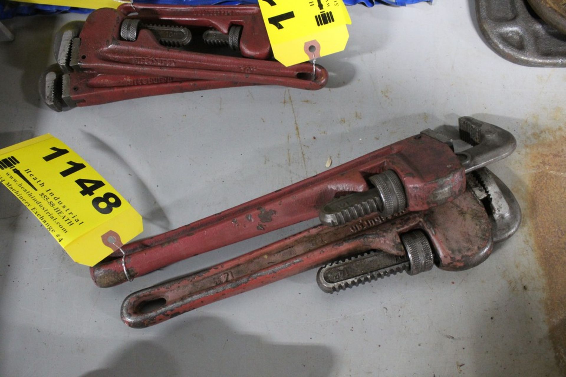 (2) PITTSBURGH 14" PIPE WRENCHES