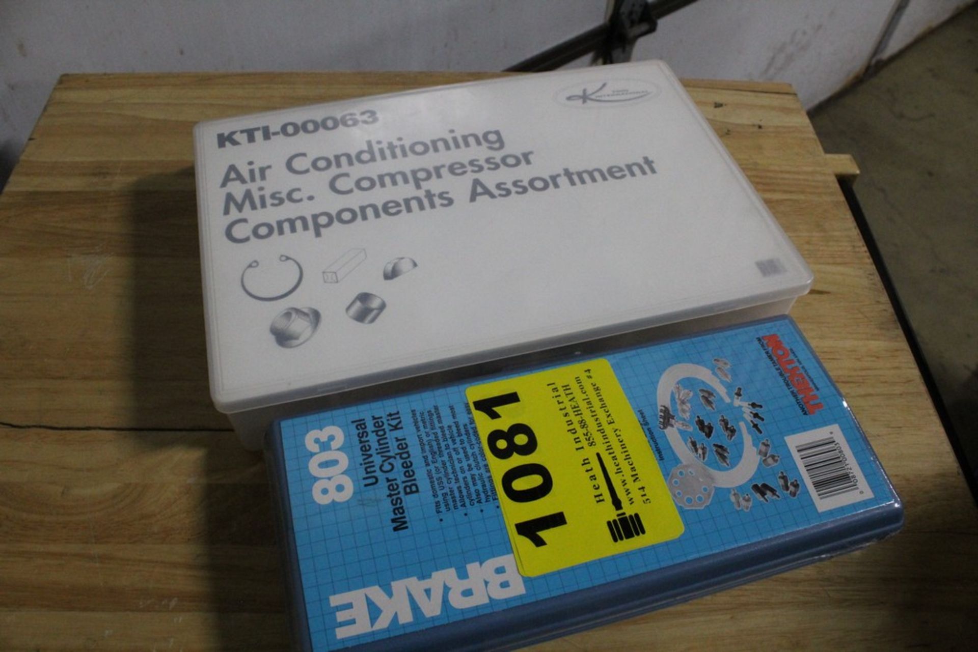 K-TOOL INTERNATIONAL MODEL KTI-00063 A/C MISC. COMPRESSOR COMPONENTS ASSORTMENT AND THEXTRON MODEL