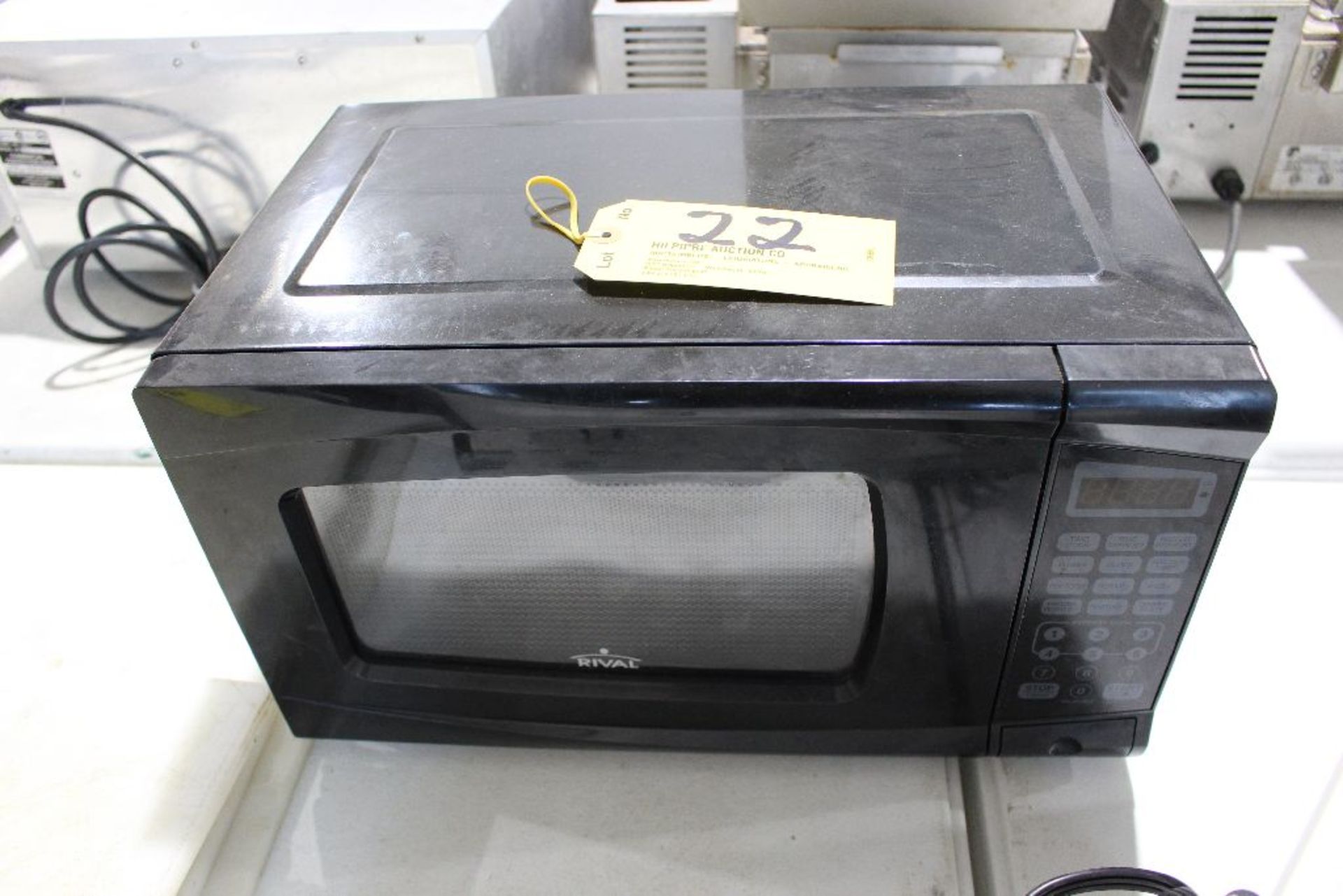 Rival microwave, model #TMB0404A01090.