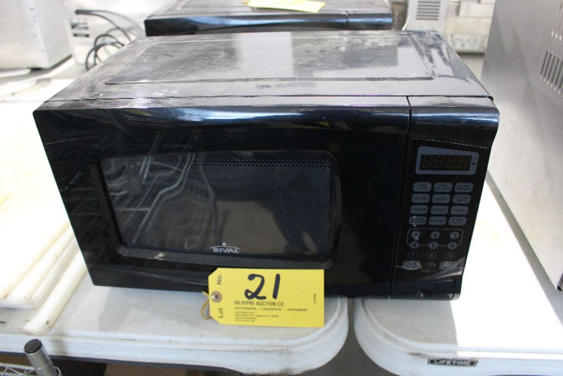 Rival microwave, model #TMB0404A01090.