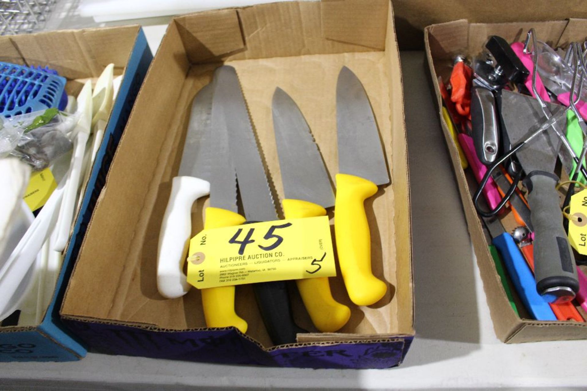 (5) Prep knives.