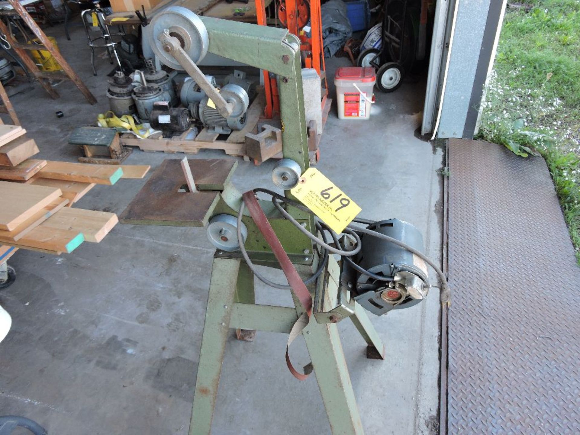 Belsaw 1" belt sander.