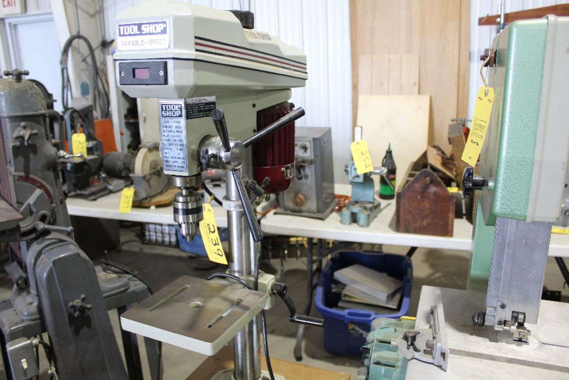 Tool shop variable speed drill press model 240-2046. - Image 2 of 2