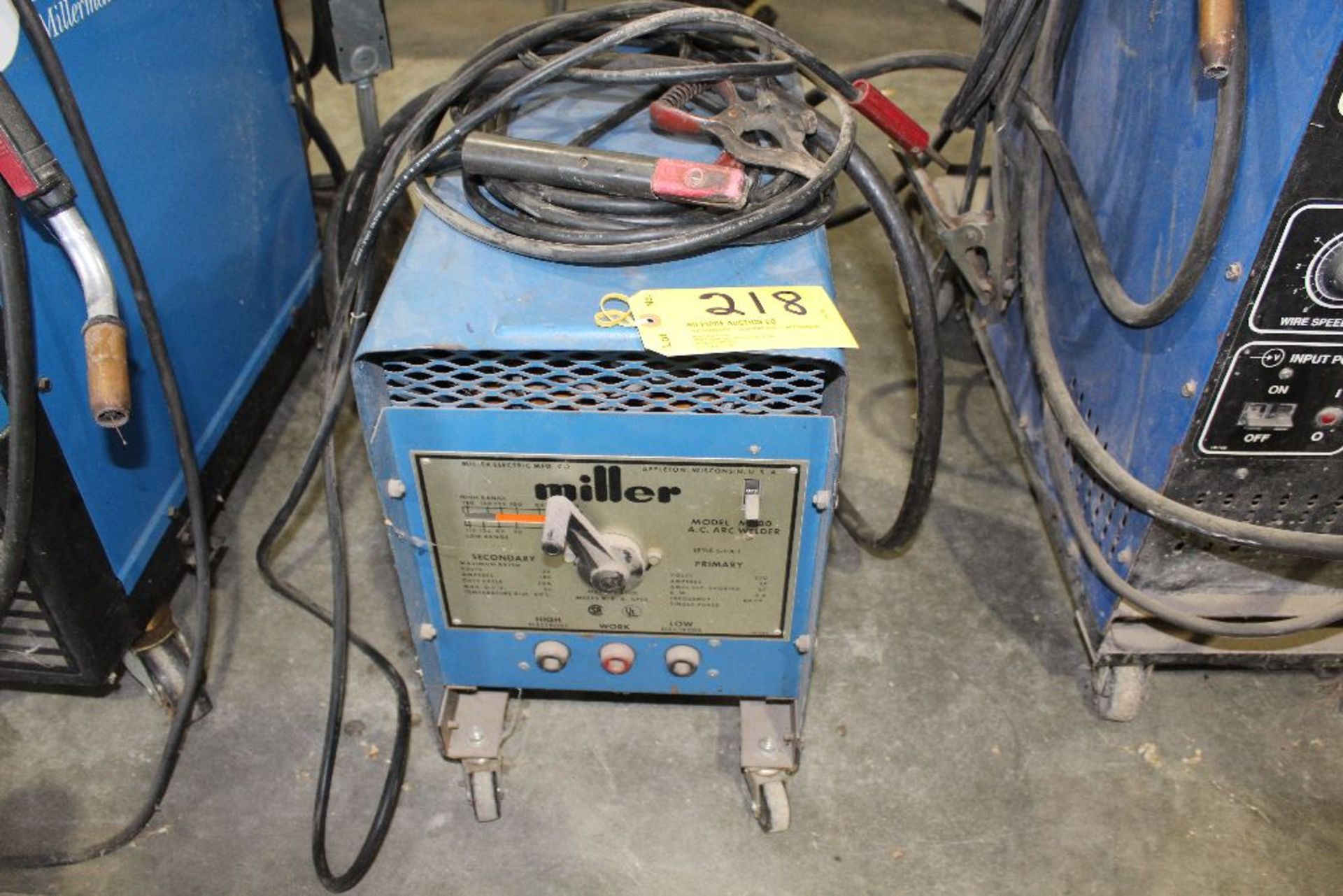 Miller AC arc welder, model M-180.