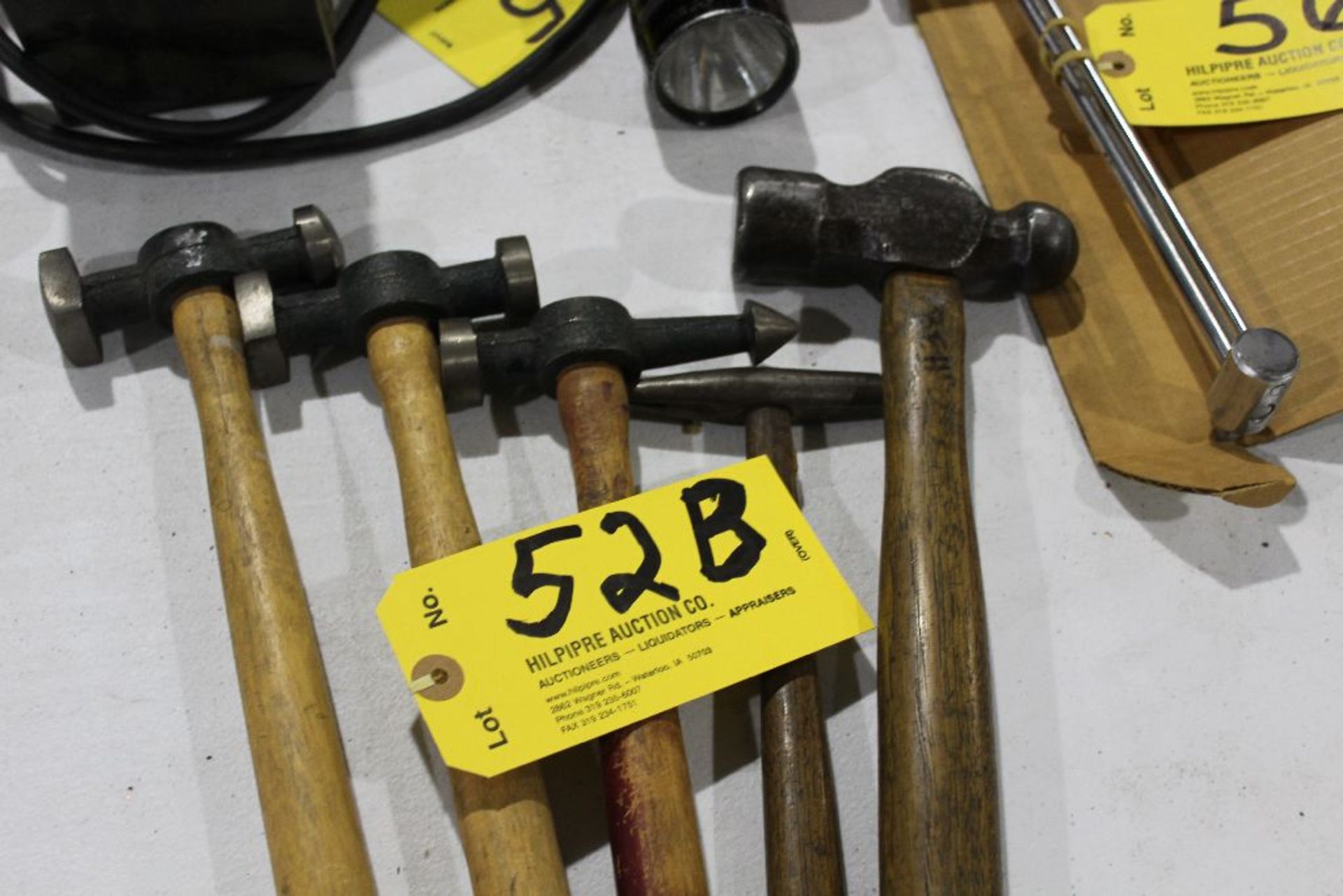 Various hammers.