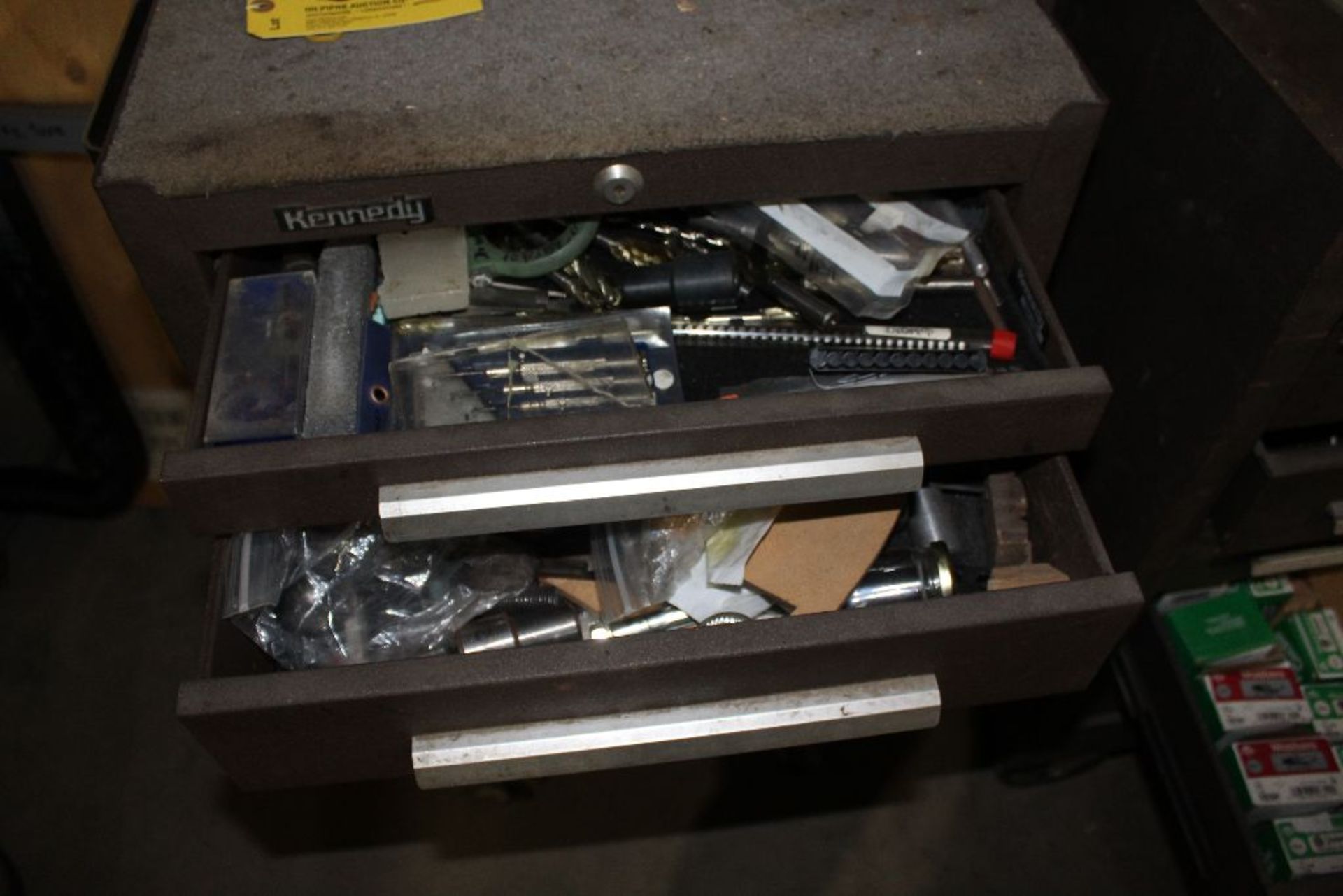 Kennedy 5 drawer tool chest; 20 1/2" x 14" x 35", rollaround cabinet, w/contents (tooling). - Image 2 of 2