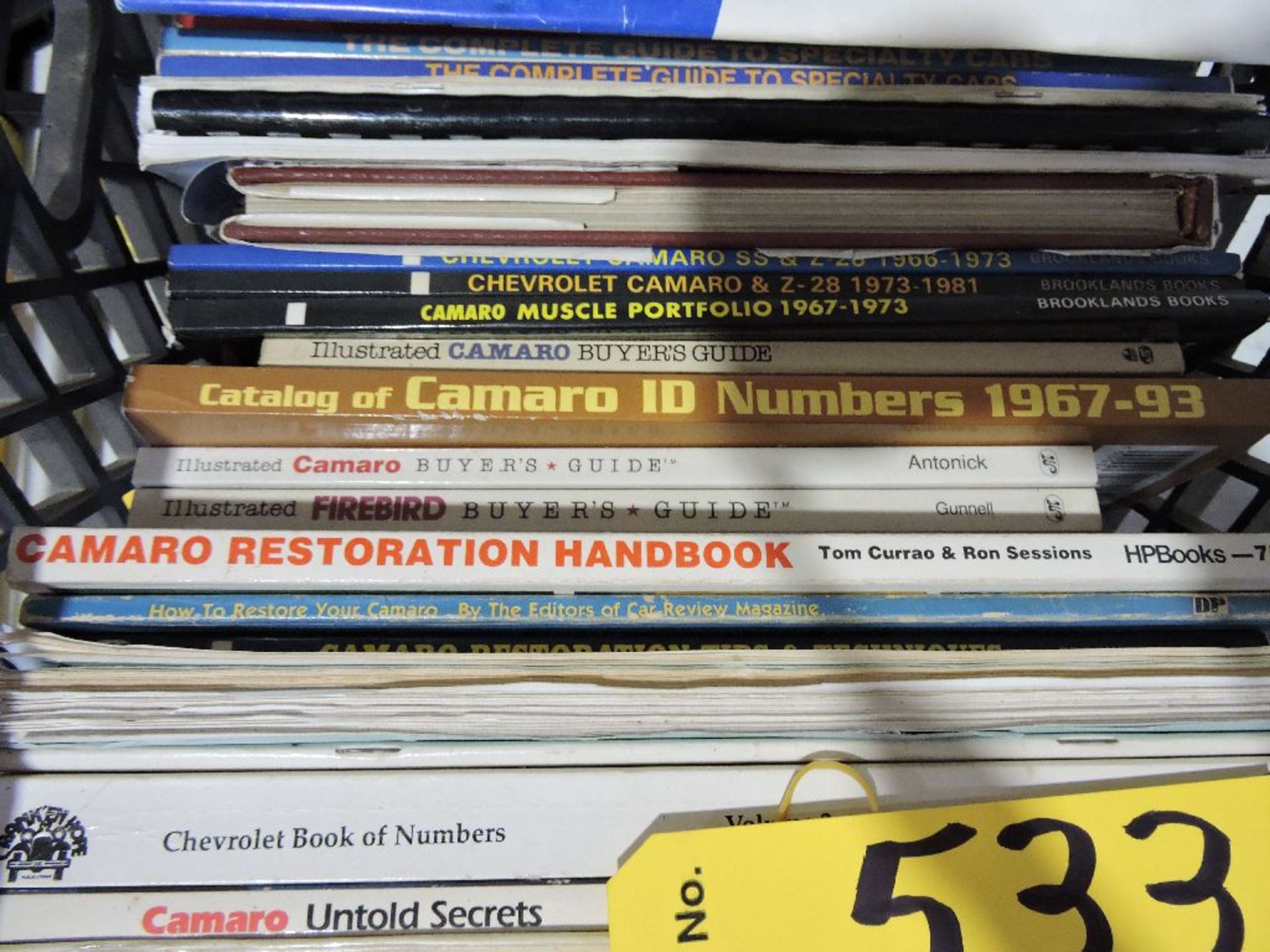 Camaro 67-69 restoration books. - Image 2 of 3