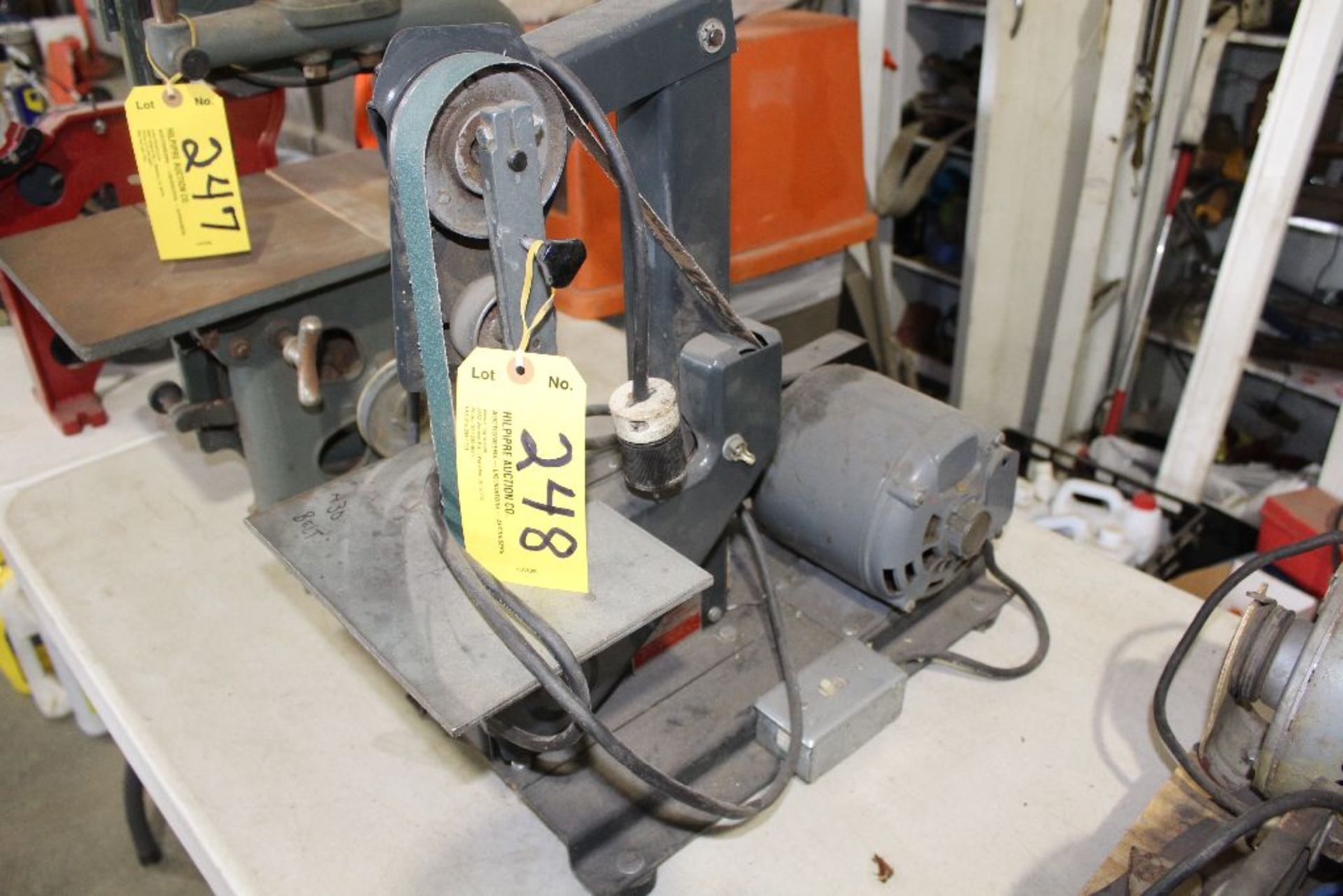 Dayton 1" belt sander.