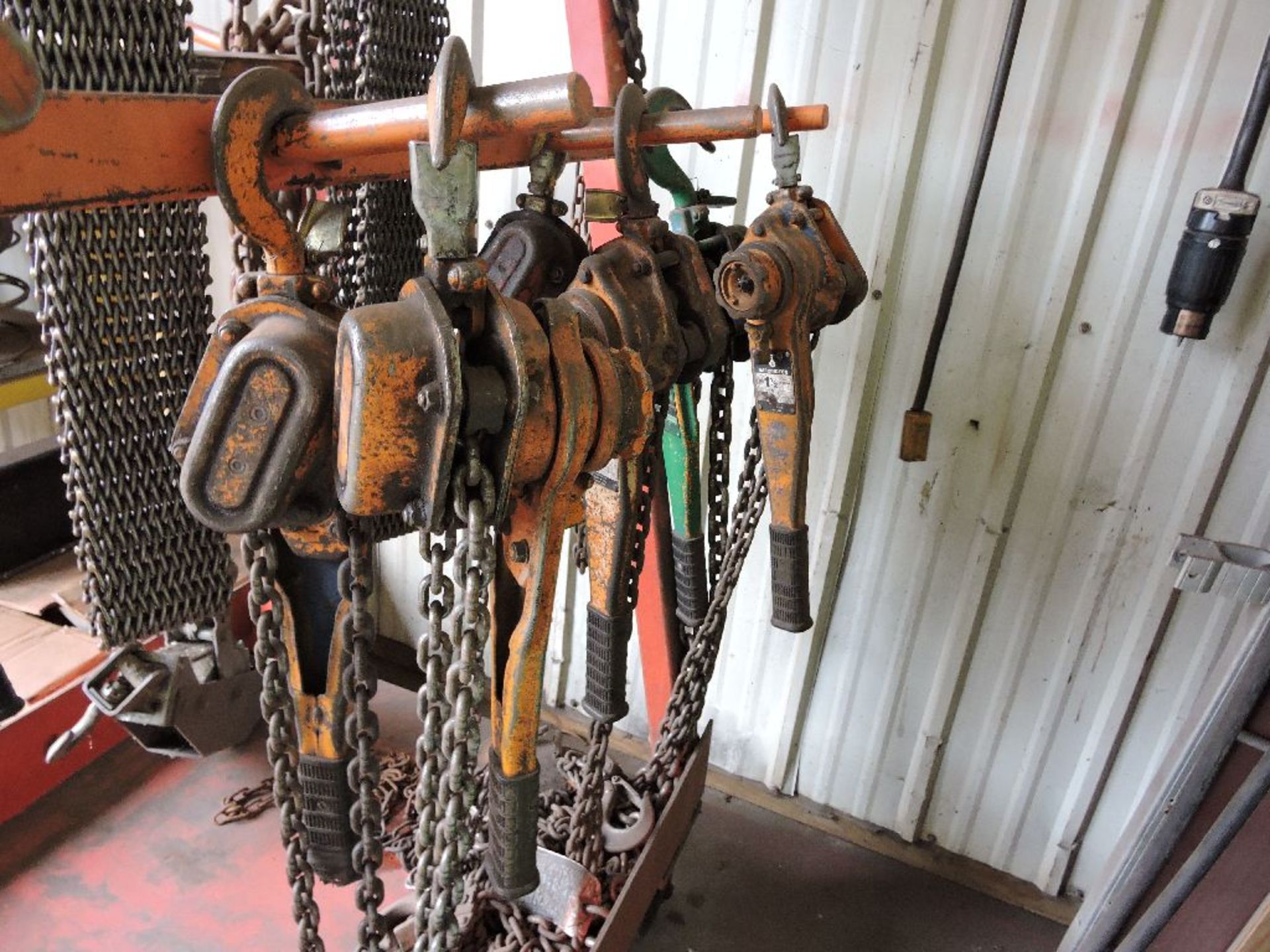 (6) Harrington chain hoists, 1 1/2. - Image 2 of 3