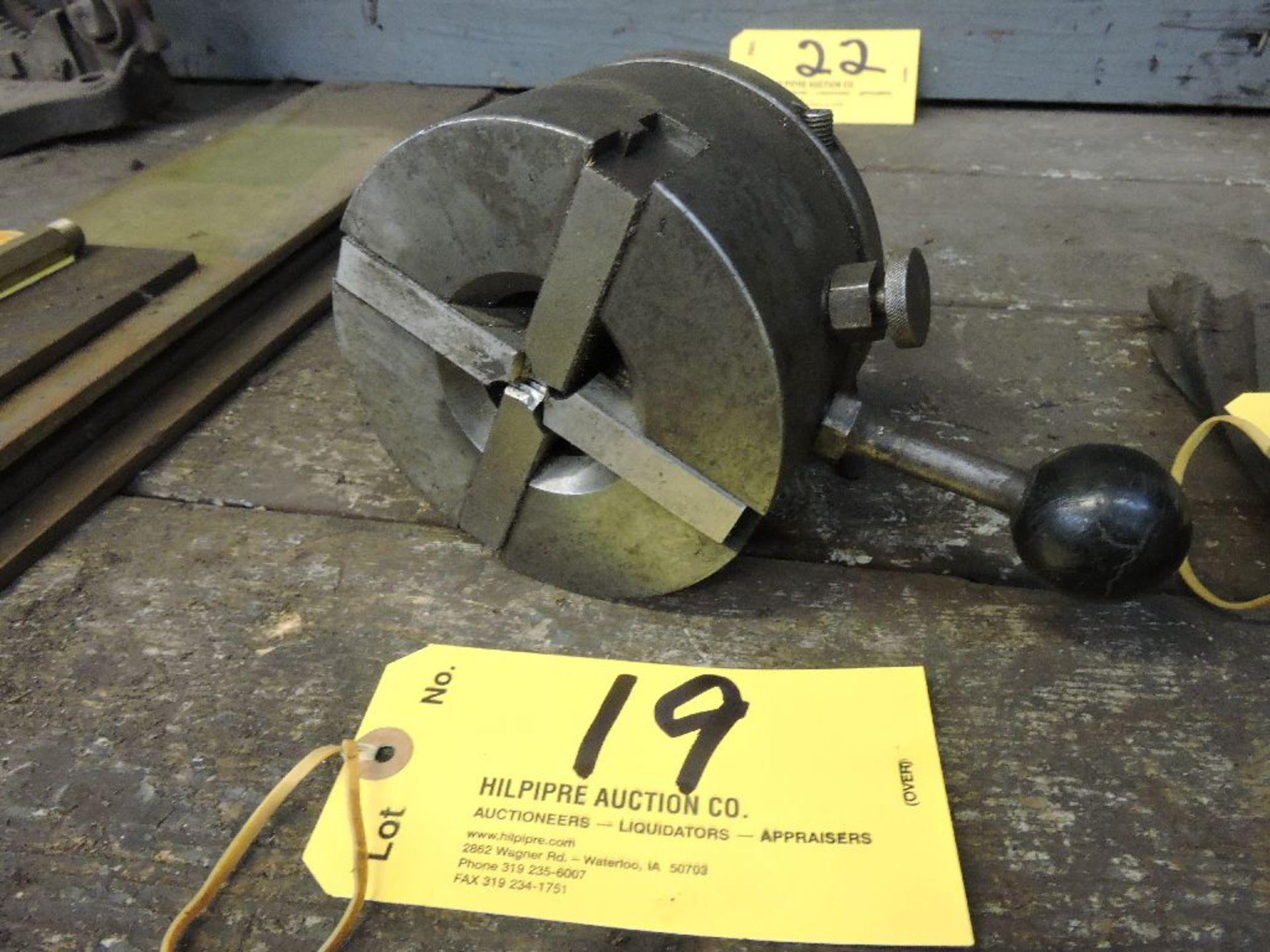 4 jaw chuck, 5".