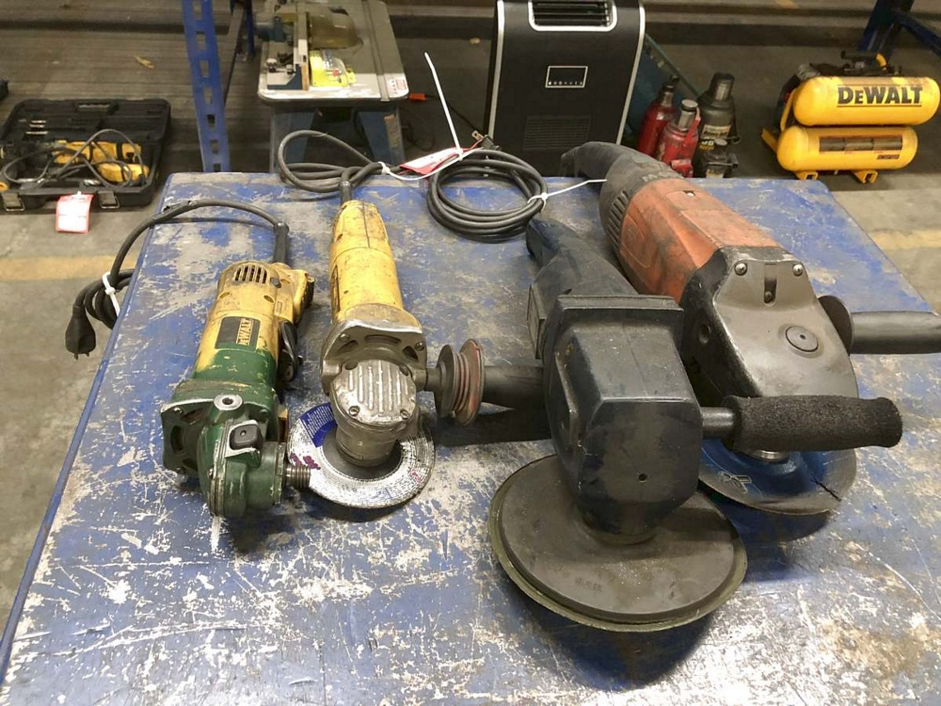 Lot of (4) Assorted Electric Right Angle Grinders Hand Tools - Image 3 of 3