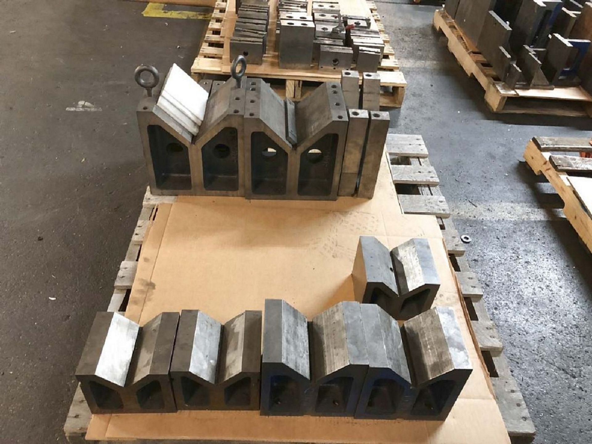 11 Assorted Steel V-Blocks