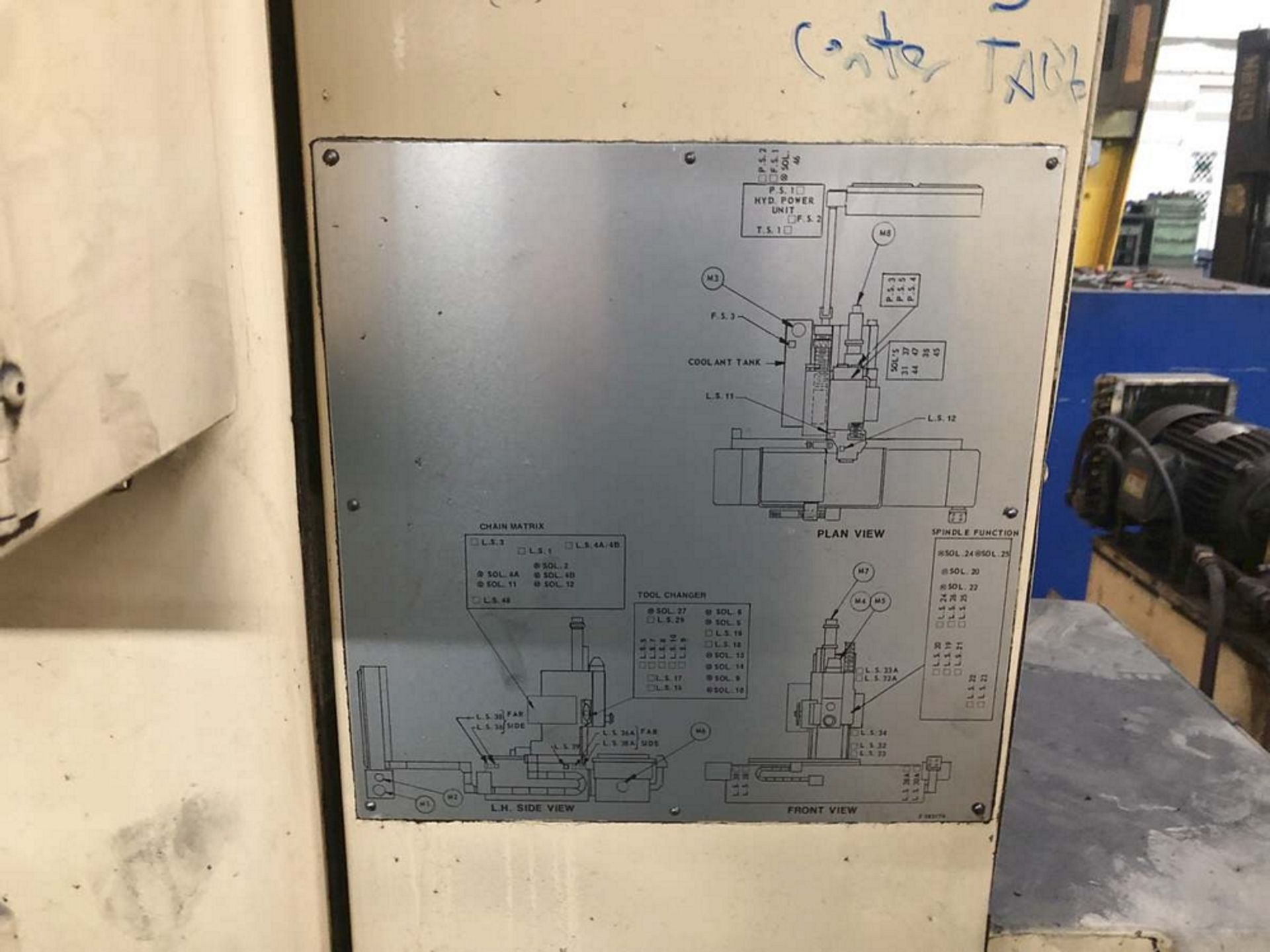 Cincinnati Milacron Model 10HC-2500-A 4-Axis NC Horizontal Machining Center - Image 11 of 13