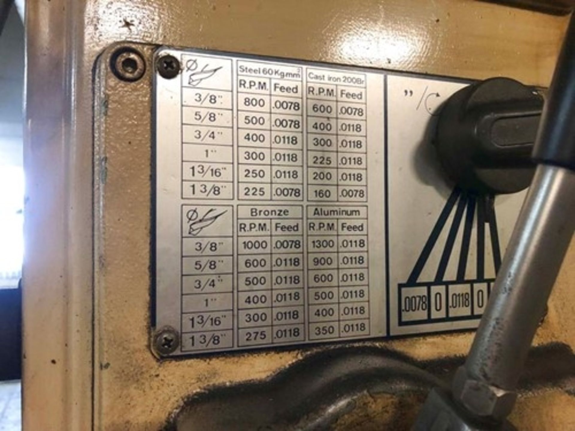 Ibarmia Model B-35 Drill Press - Image 4 of 8