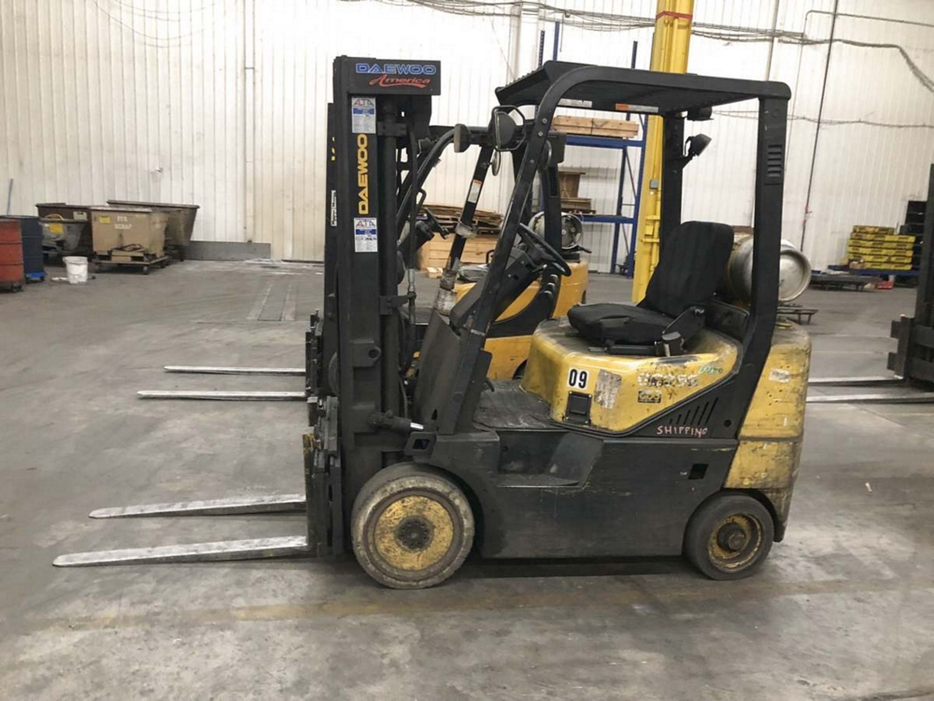 Daewoo Model GC25E-3 LP Forklift Truck - Image 8 of 17