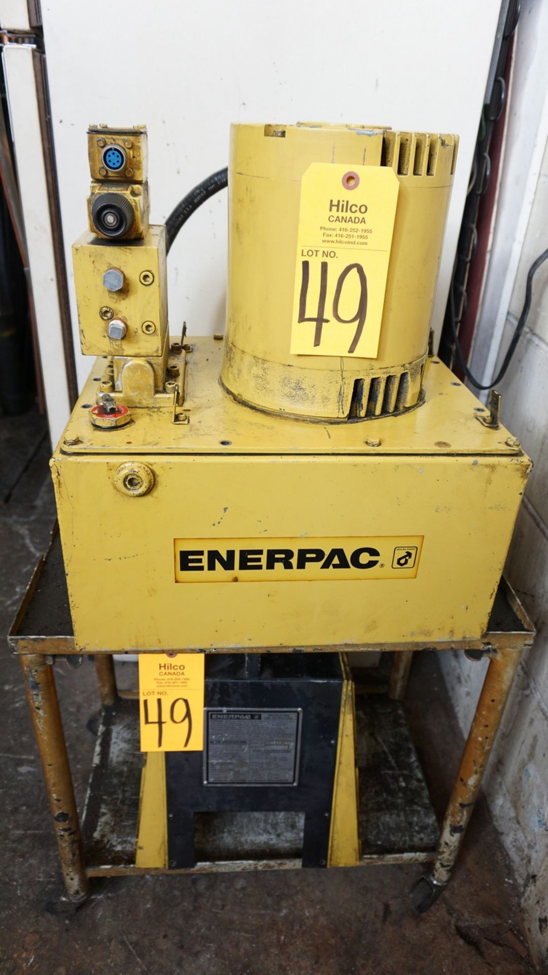 Enerpac Model PER5045D 575V Hydraulic Power Pack